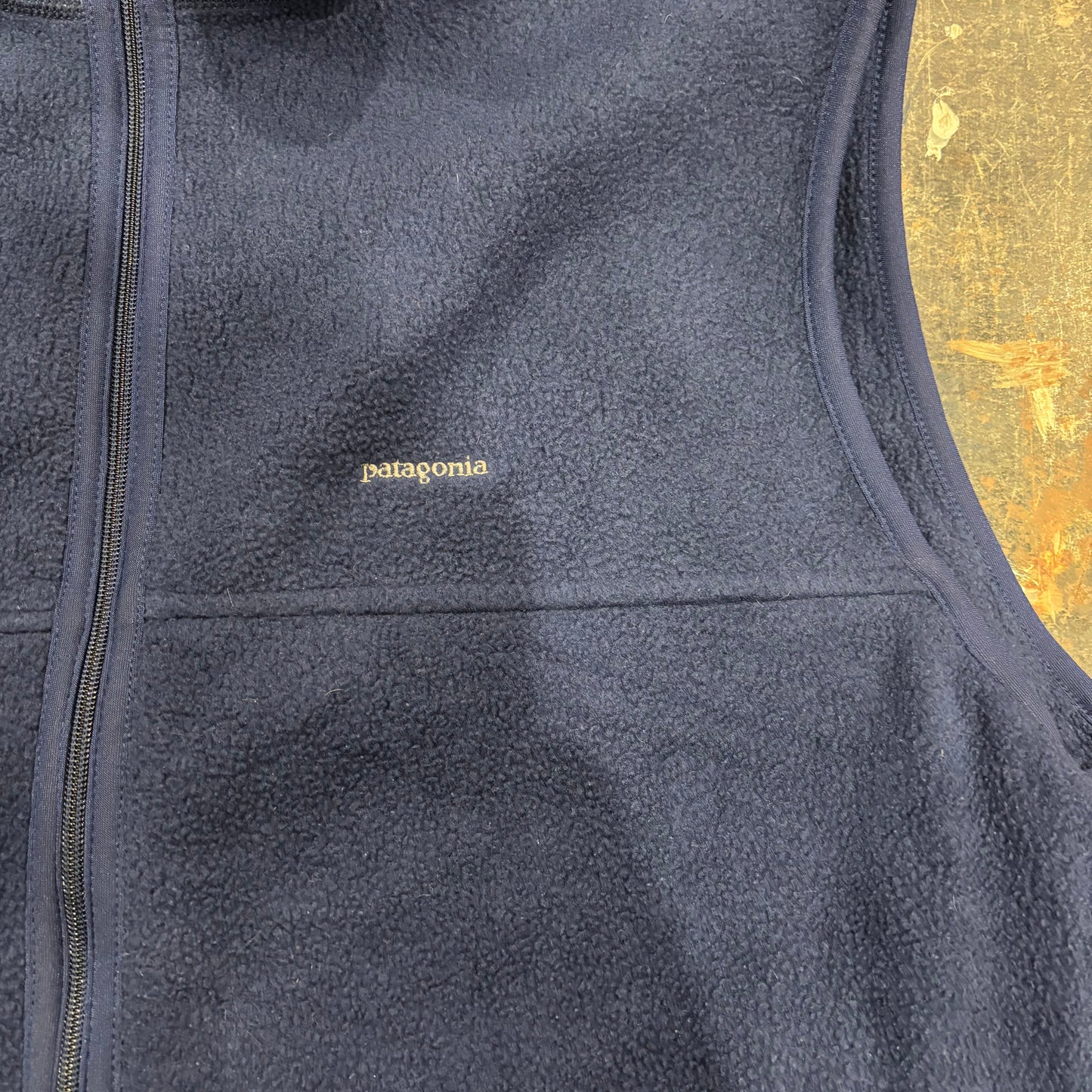 90's Patagonia SYNCHILLA vest パタゴニア シンチラ ベスト ネイビー (XL)/A8613V-SO