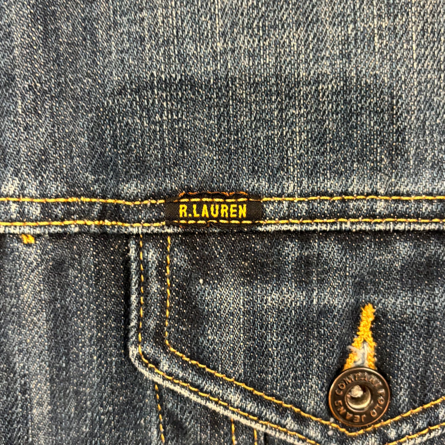 00's Polo Jeans Company ラルフローレン デニムジャケット 青 (M)/B2305J-SO