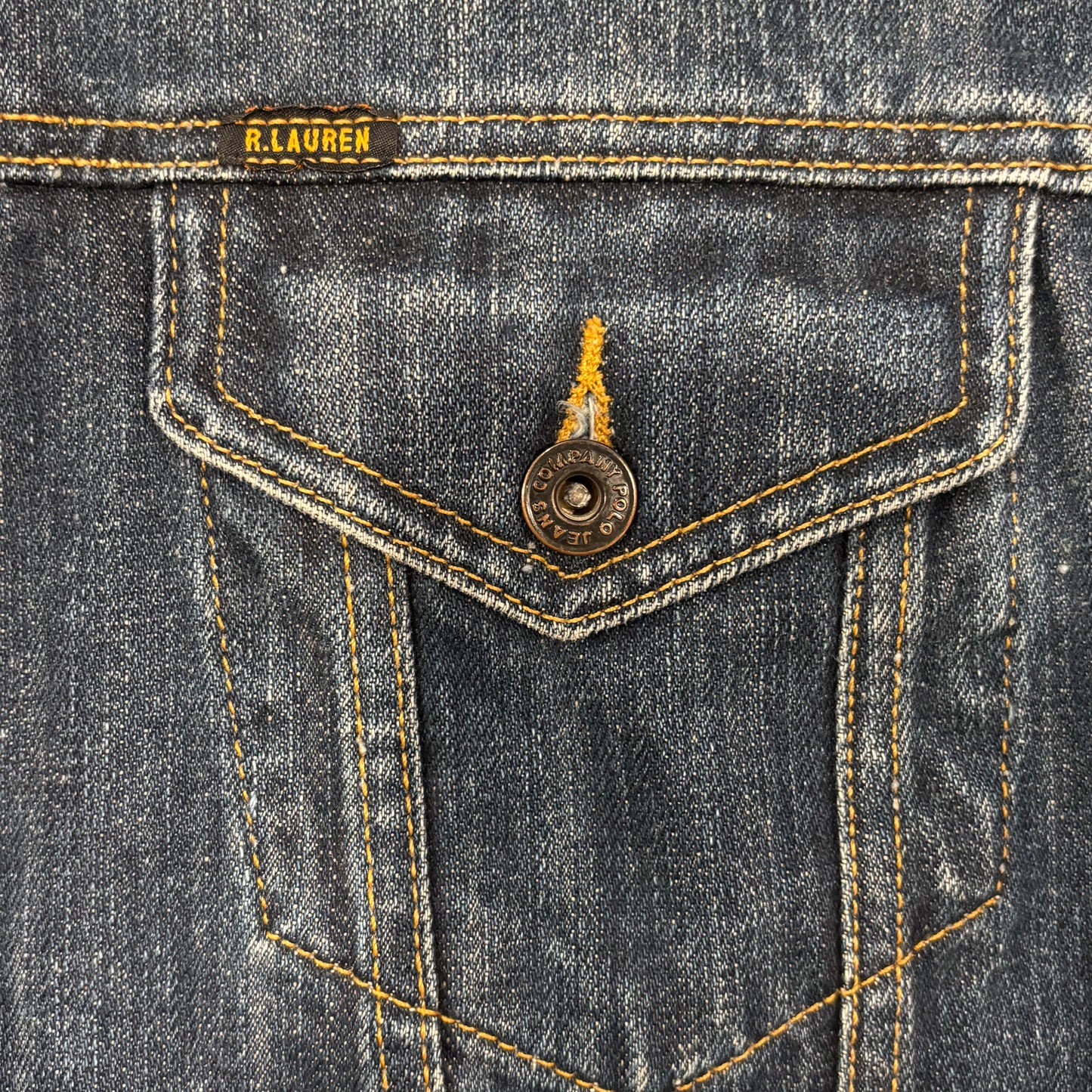 00's Polo Jeans Company ラルフローレン デニムジャケット 青 (M)/B2305J-SO