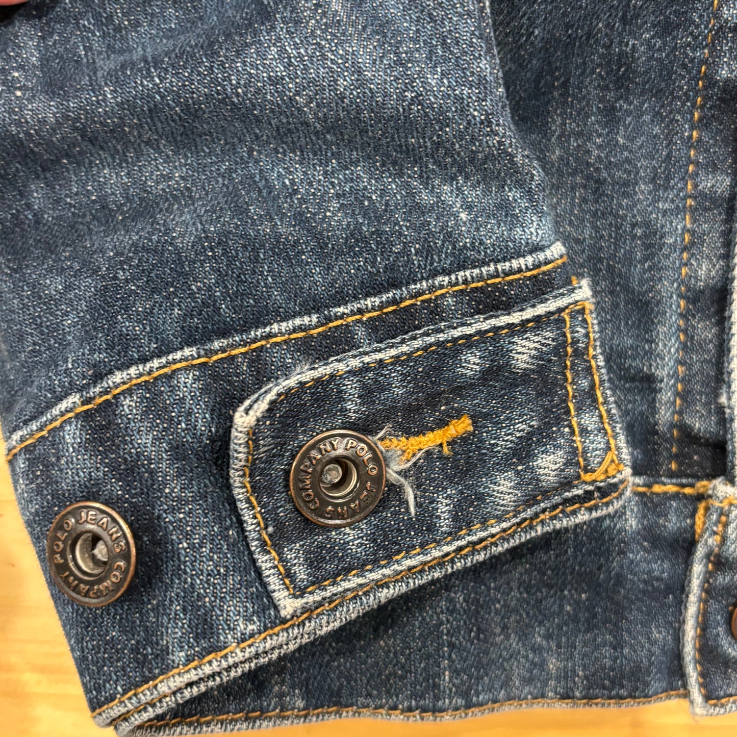 00's Polo Jeans Company ラルフローレン デニムジャケット 青 (M)/B2305J-SO