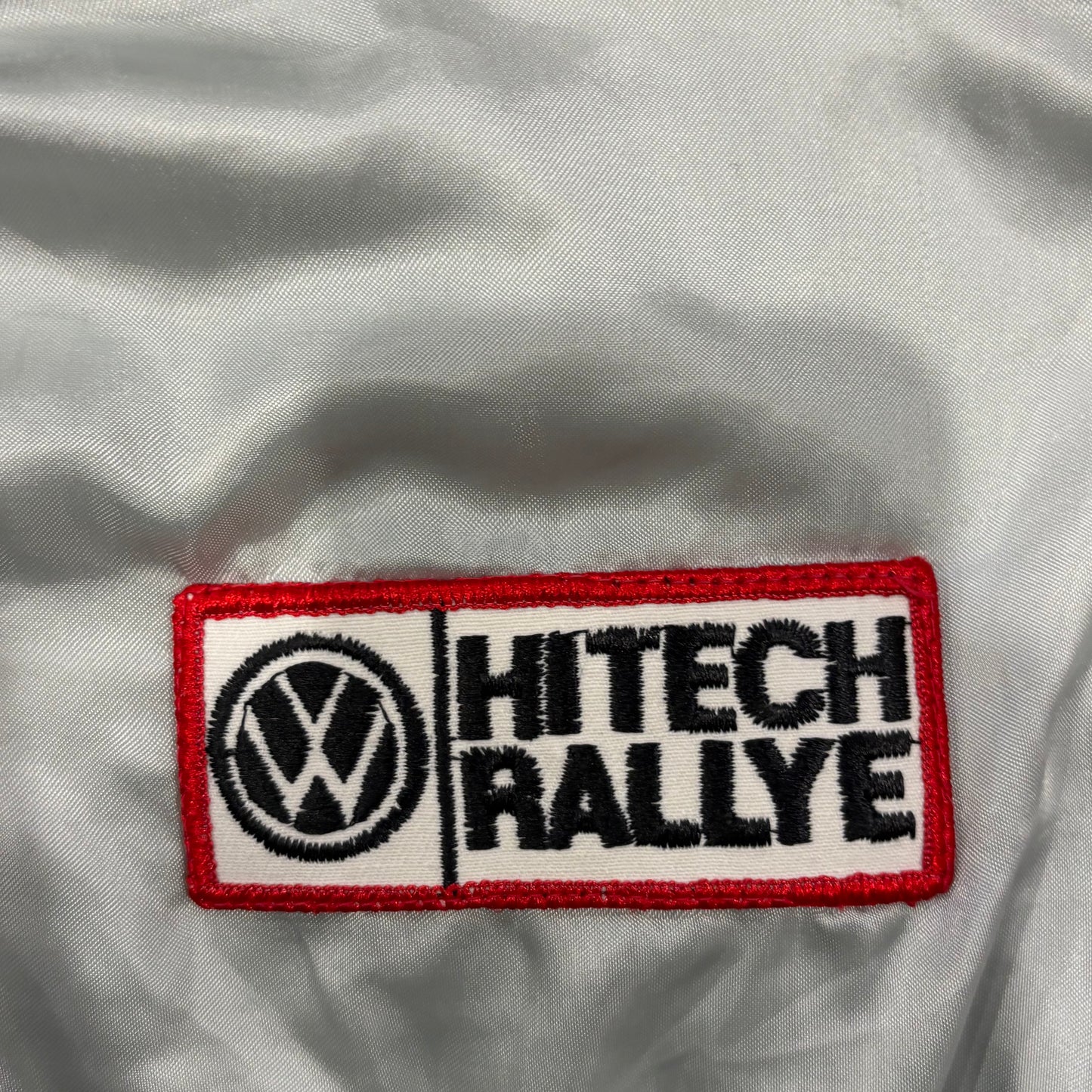 90's Birdie "HITECH RALLYE" ワーゲン ナイロンブルゾンジャケット シルバー (M)/A8105J-SO