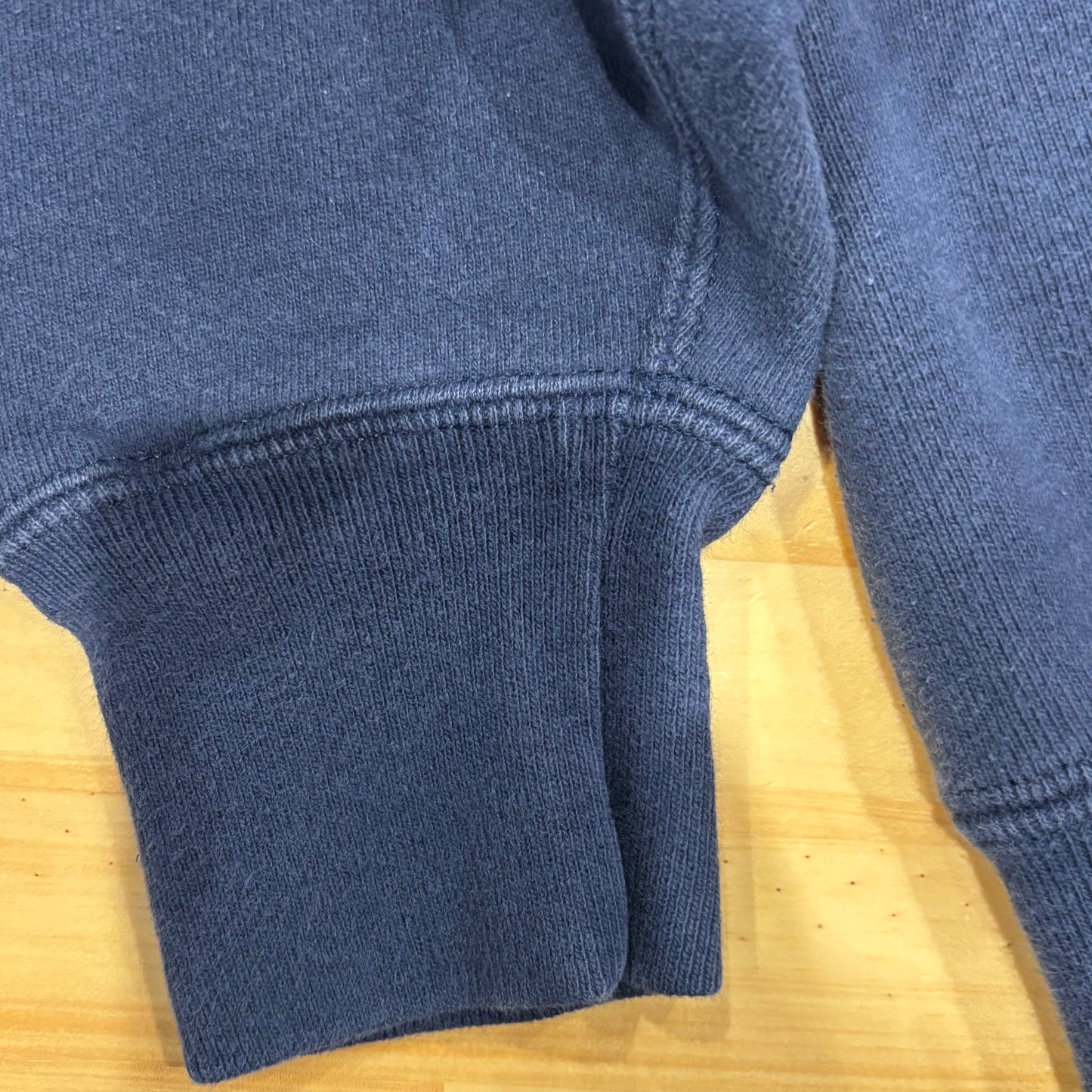 90's LEE "PUTNAM" リバースウィーブタイプ カレッジスウェット 紺 (L)/B2354S-SO