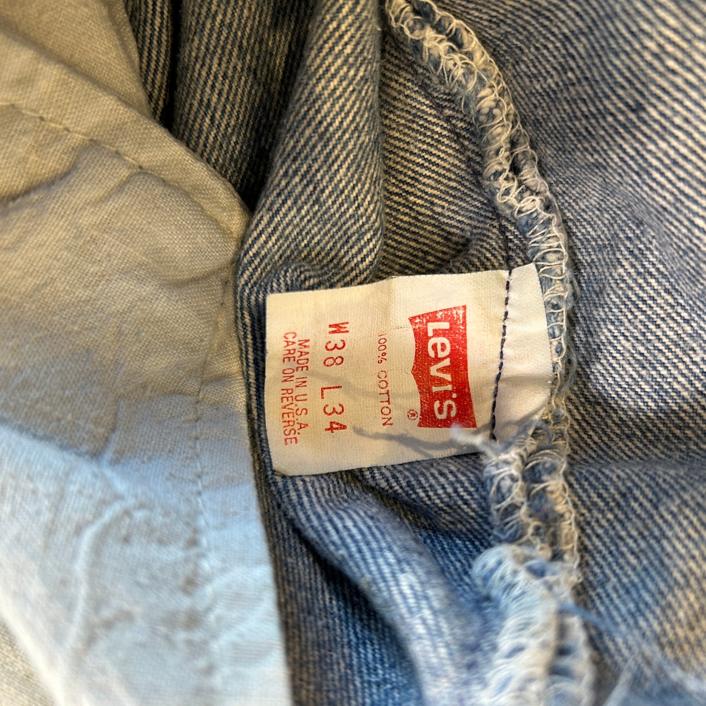 90's Levi's リーバイス 501 デニムパンツ USA製 青 (38×34)/A9727P-SO
