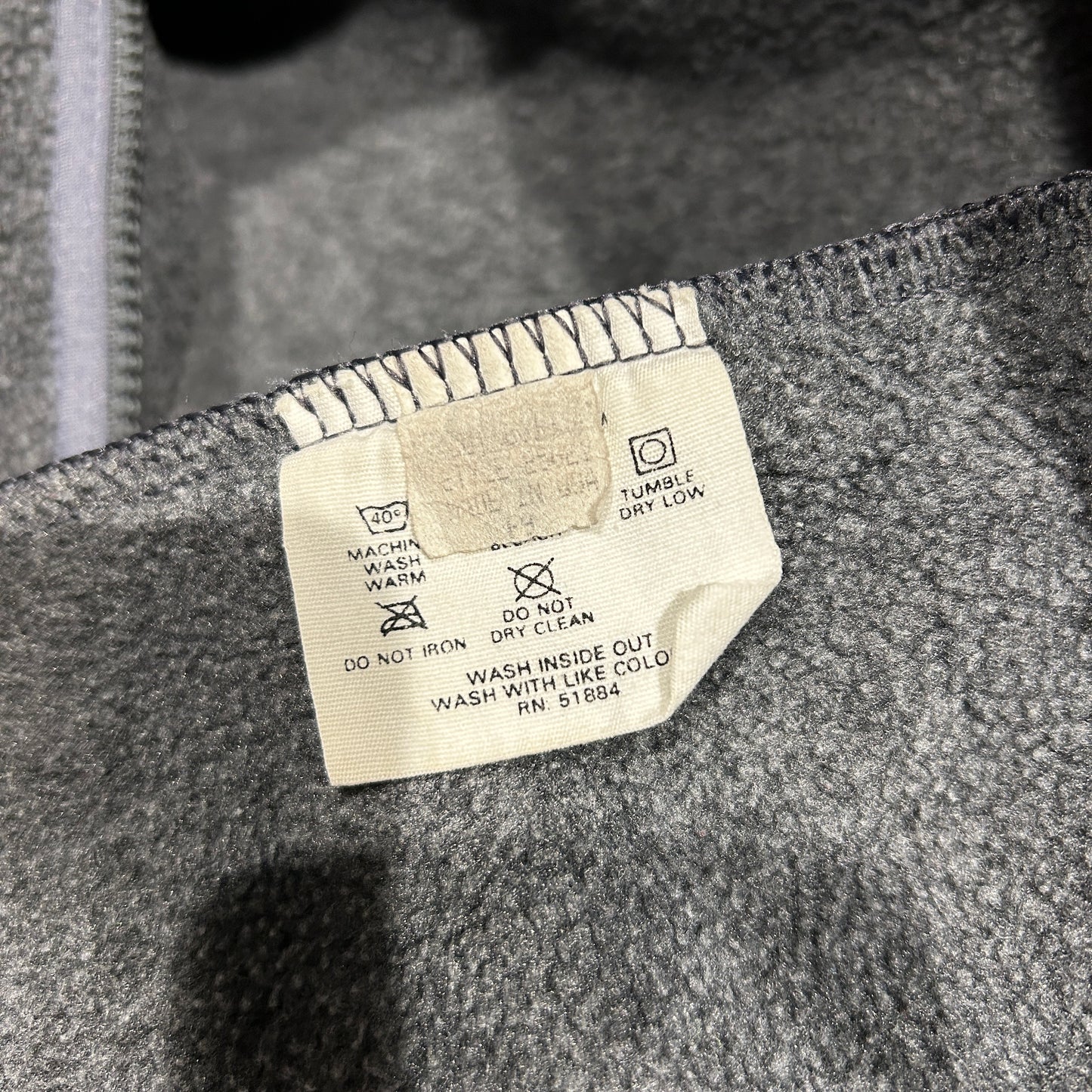90's Patagonia パタゴニア シンチラジャケット フリース USA製 グレー(M)/A5179O-SO