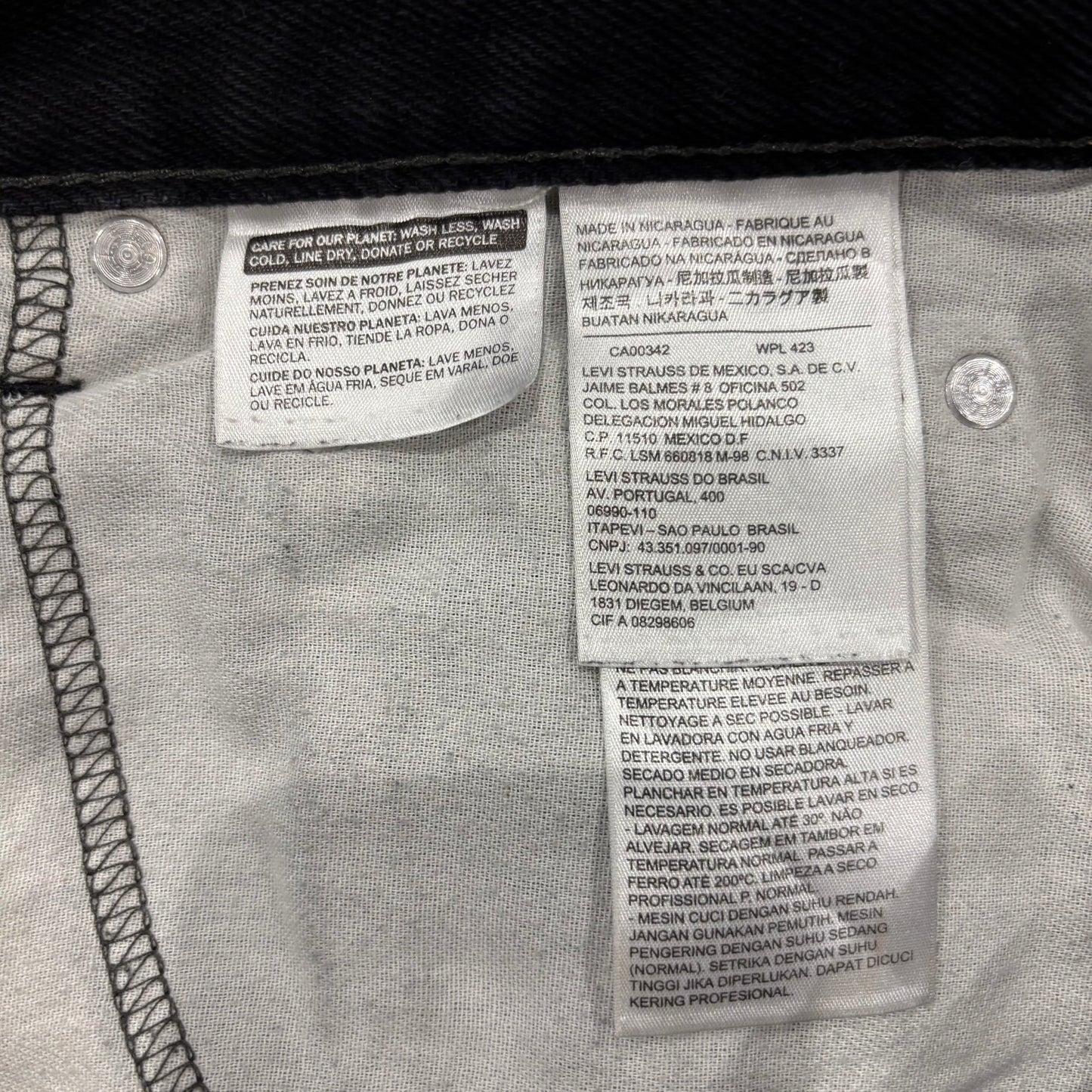 00's Levi's リーバイス 550 ブラックデニム W34/L29 /B2316P-SO