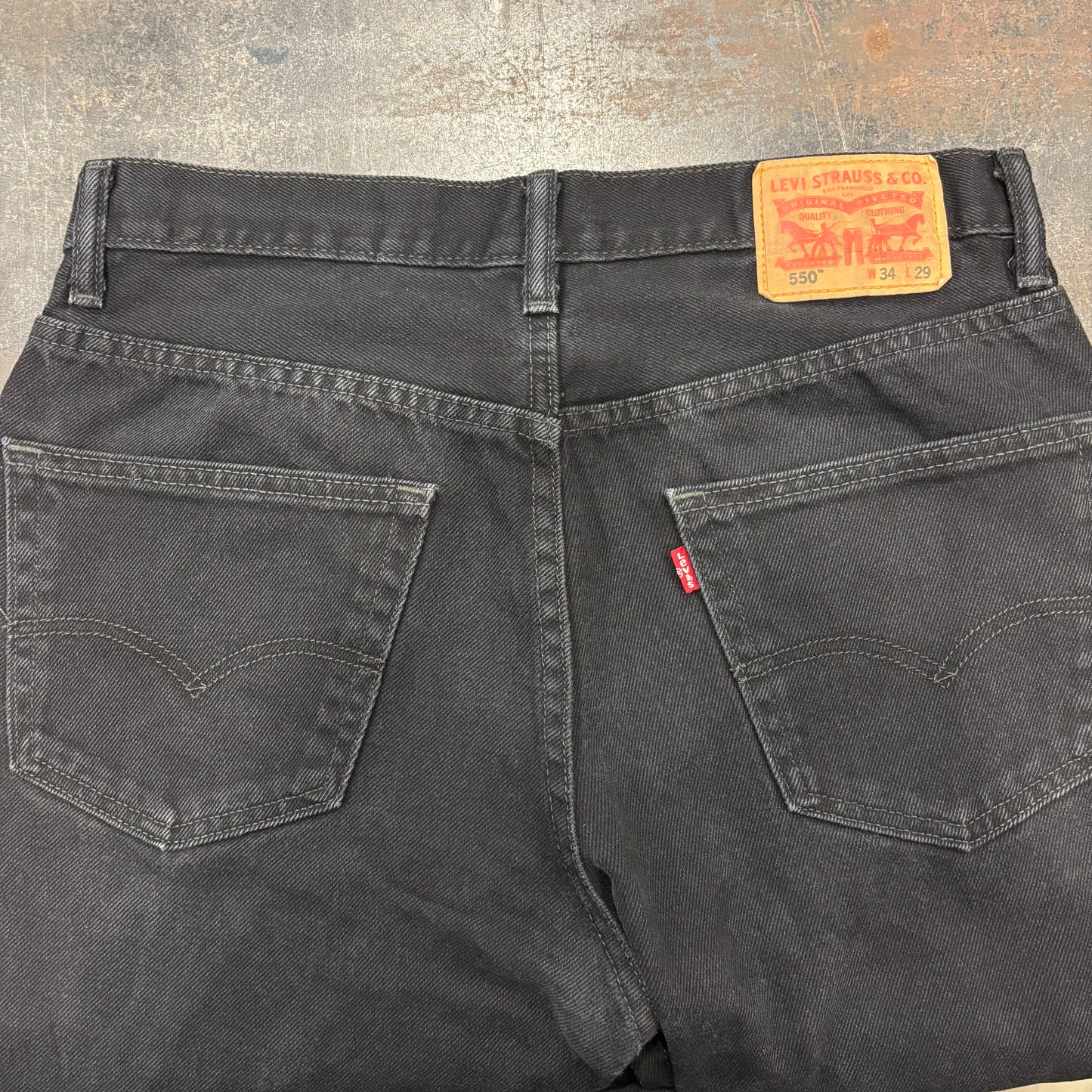 00's Levi's リーバイス 550 ブラックデニム W34/L29 /B2316P-SO