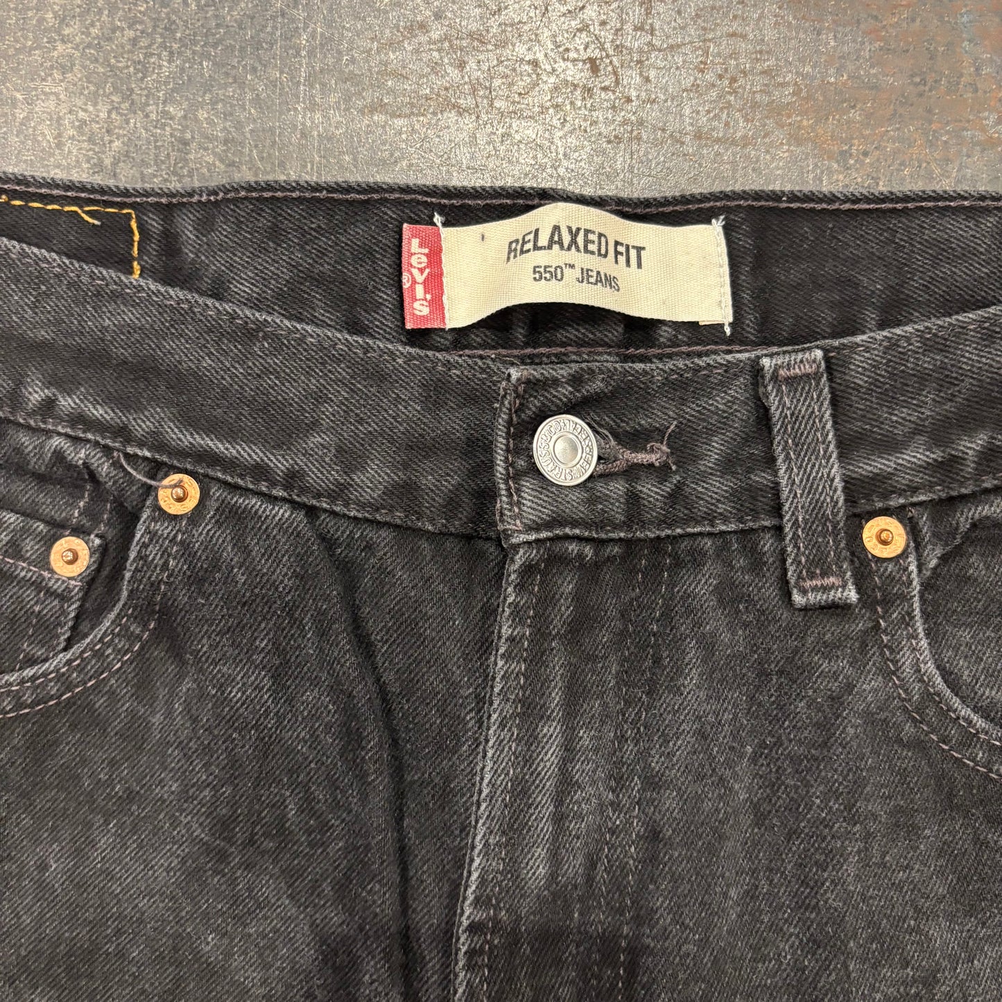 00's Levi's リーバイス 550 ブラックデニム W33/L34 /B2317P-SO