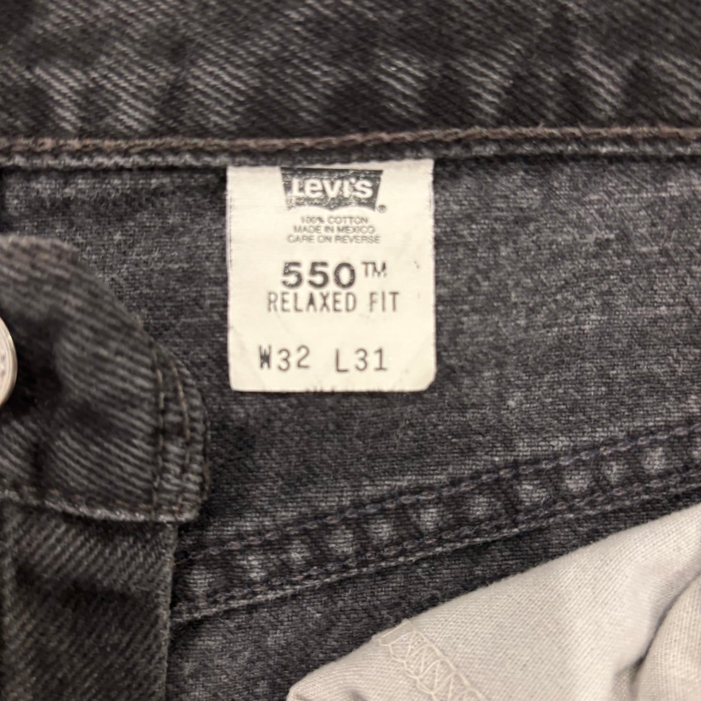 00's Levi's リーバイス 550 ブラックデニム W32/L31 /A7359P-SO