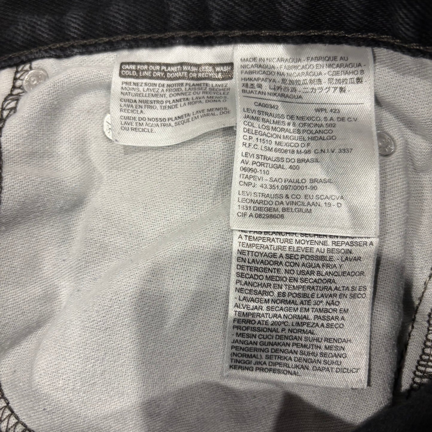 00's Levi's リーバイス 550 ブラックデニム W34/L30 /A8376P-SO