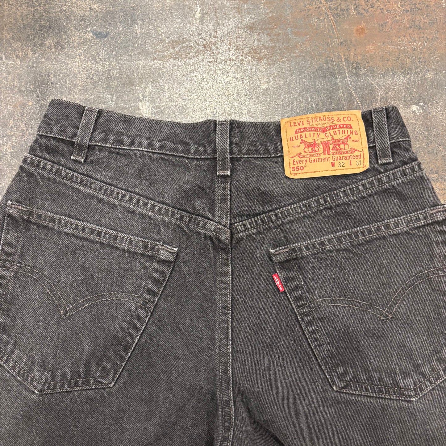 00's Levi's リーバイス 550 ブラックデニム W32/L31 /A7359P-SO
