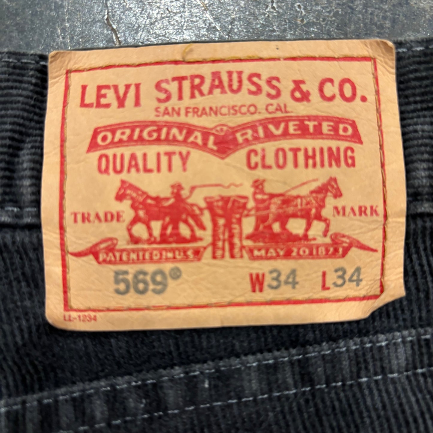 00's Levi's リーバイス 569 コーデュロイパンツ W34/L34 /B1130P-SO