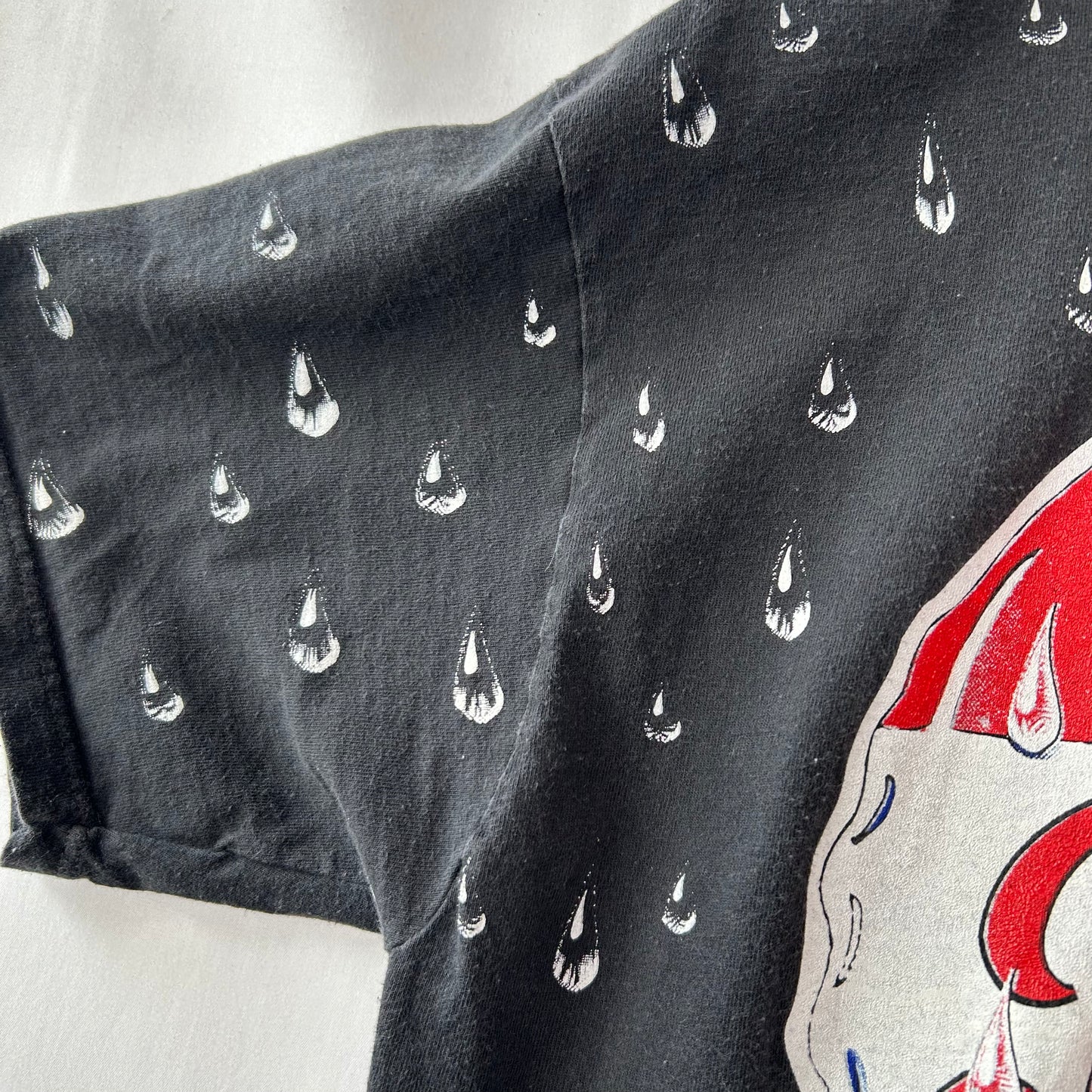 90's PEPSI-COLA"WET T-SHiRT"ペプシコーラ プリントTシャツ アドバタイジング 黒(M)/A7073T-SO