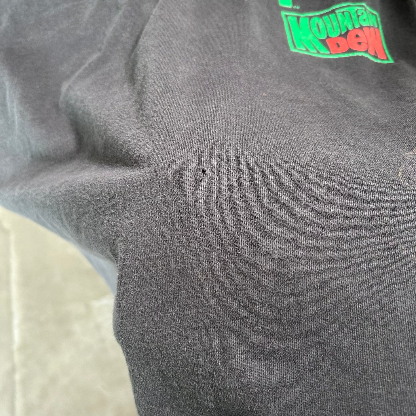 90's Mountain Dew"GET VERTICAL"アドバタイジングTシャツ 企業T マウンテンデュー 黒(XL)/A7072T-SO