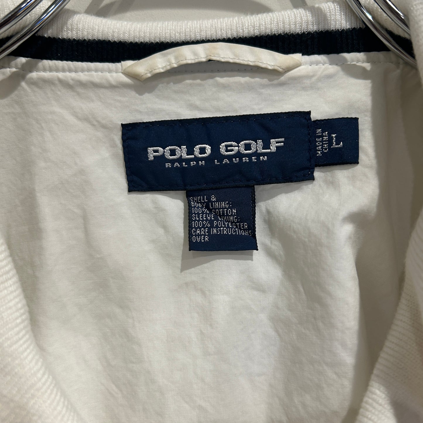 00's POLO GOLF ラルフ コットンスウィングトップ 白(L)/B2280J-SO