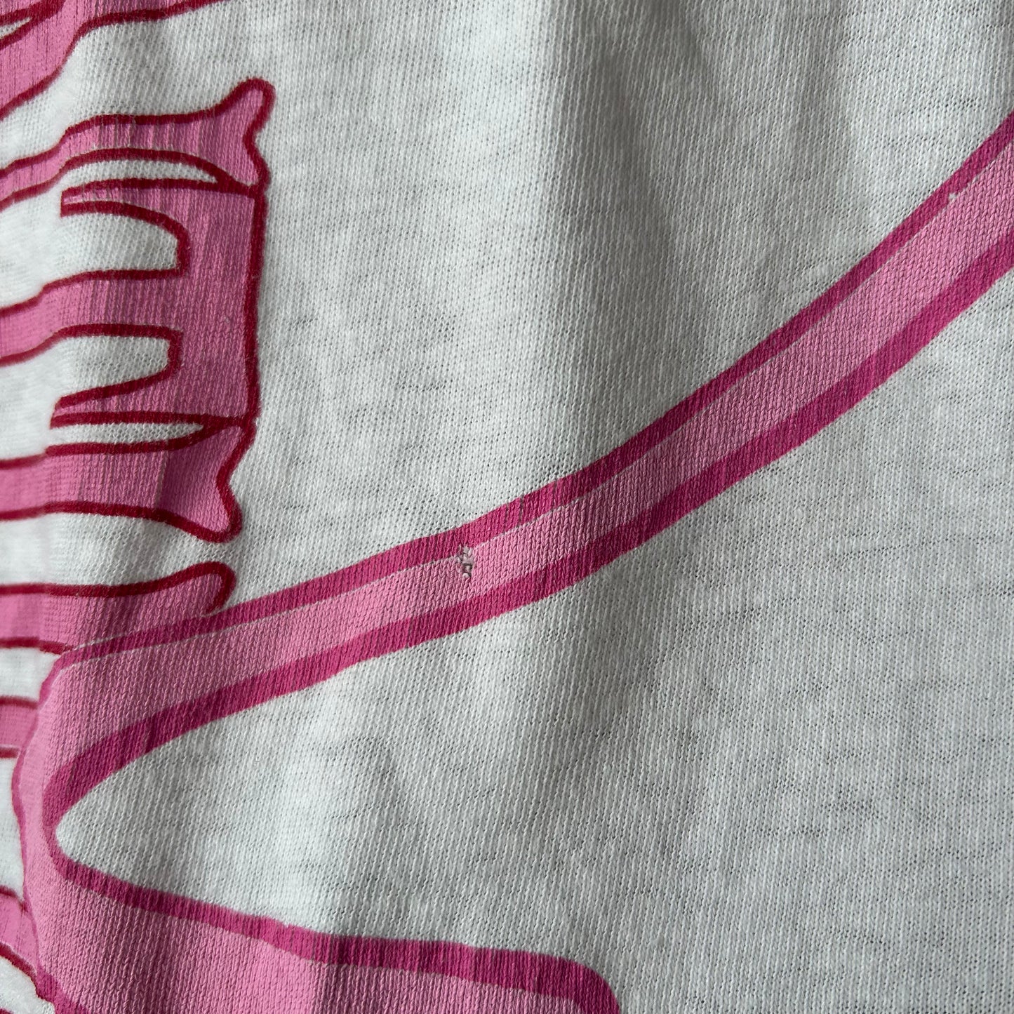 90's The PINK PANTHER ピンクパンサー キャラクターTシャツ アニメ 白(One Size)/B2150T-SO