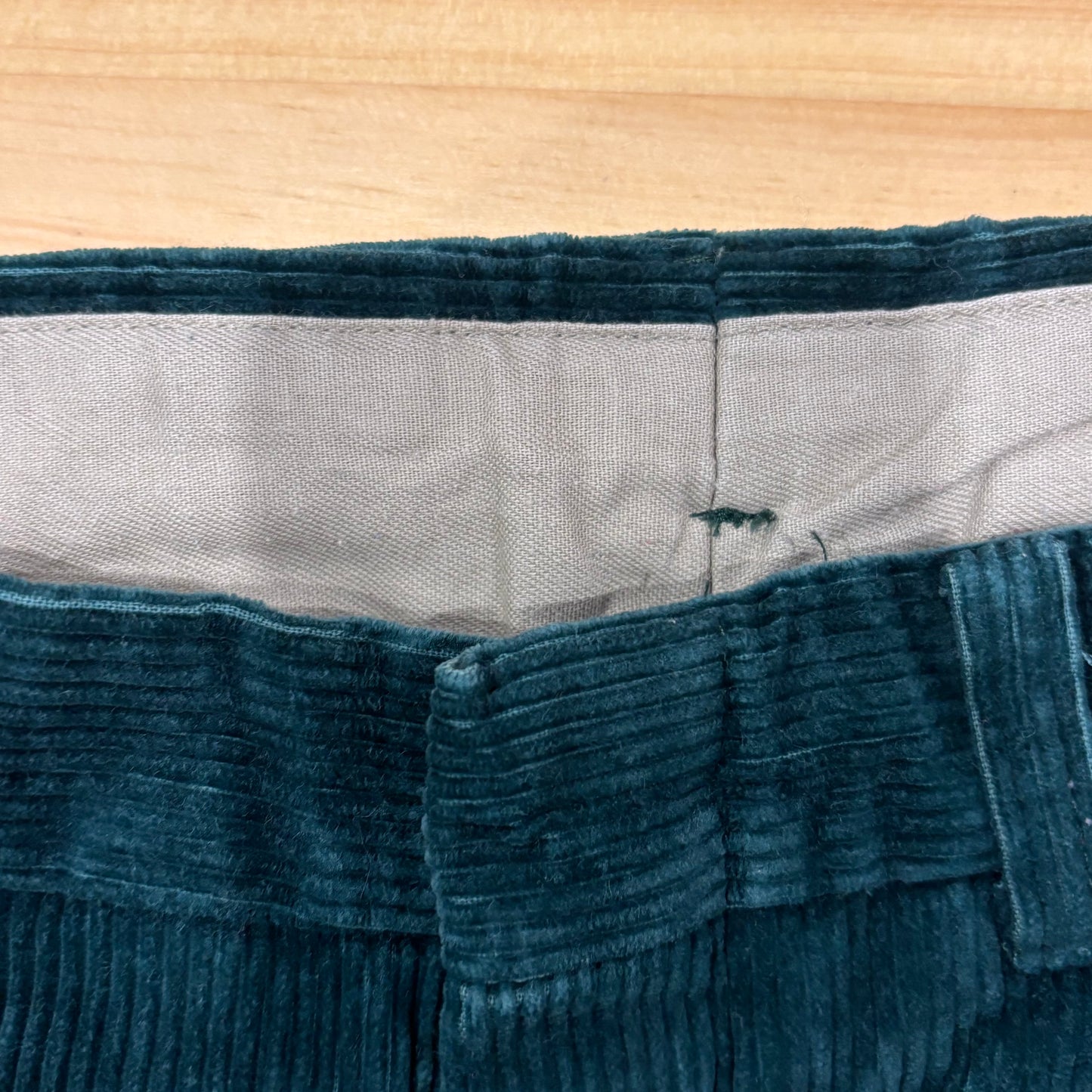 90's Eddie Bauer エディバウアー アウトタック コーデュロイパンツ 緑 (L28)/A4911P-SO