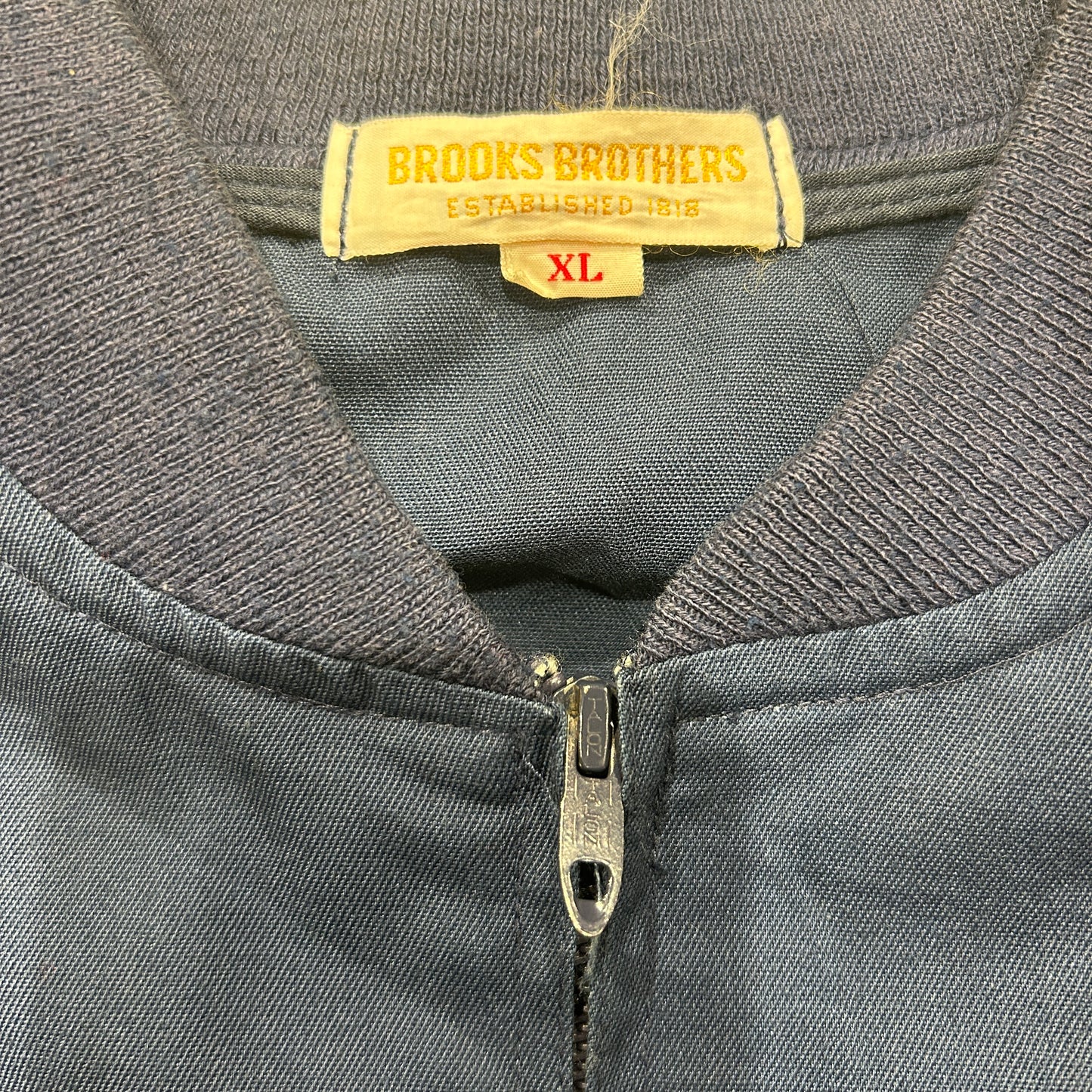 70's BROOKS BROTHERS ブルックス コットントラックジャケット 紺(XL)/A8643J-SO