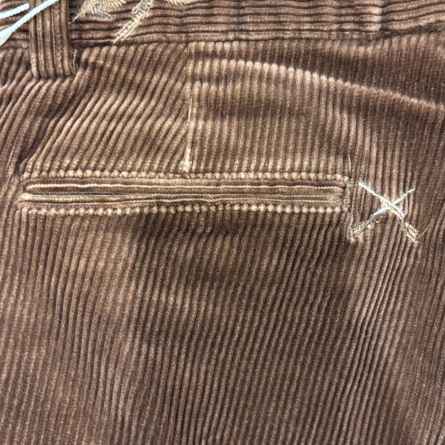 00's Polo by Ralph Lauren ラルフローレン 鳥柄 コーデュロイパンツ 茶 (33×30)/A8609P-SO