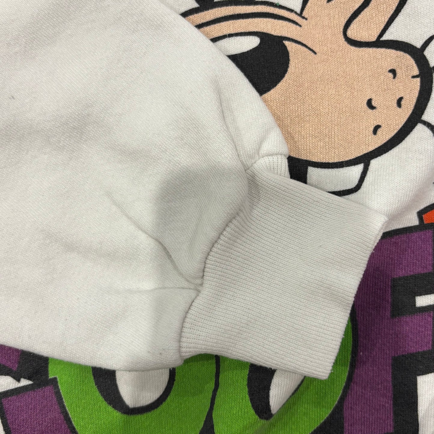 80's Disney Goofy ディズニー キャラクタースウェット 白 (One Size)/A7874S-SO