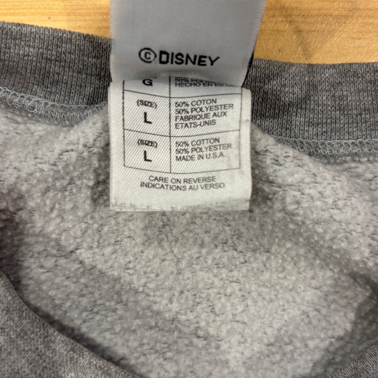 90’s The Disney Store EEYORE イーヨー ディズニー キャラクタースウェット グレー (L)/A7847S-SO
