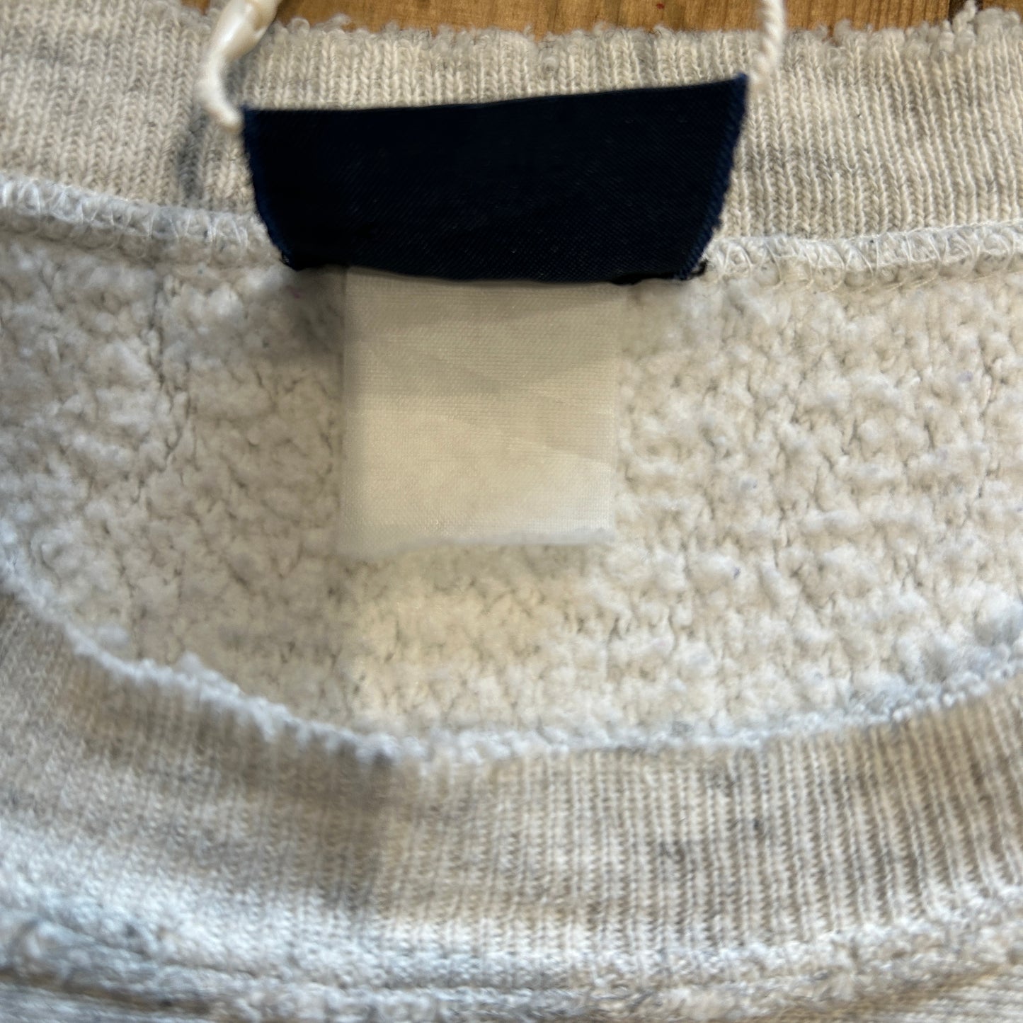 90's JAN SPORT カレッジスウェット リバースタイプ グレー(XL)/A7714S-SO