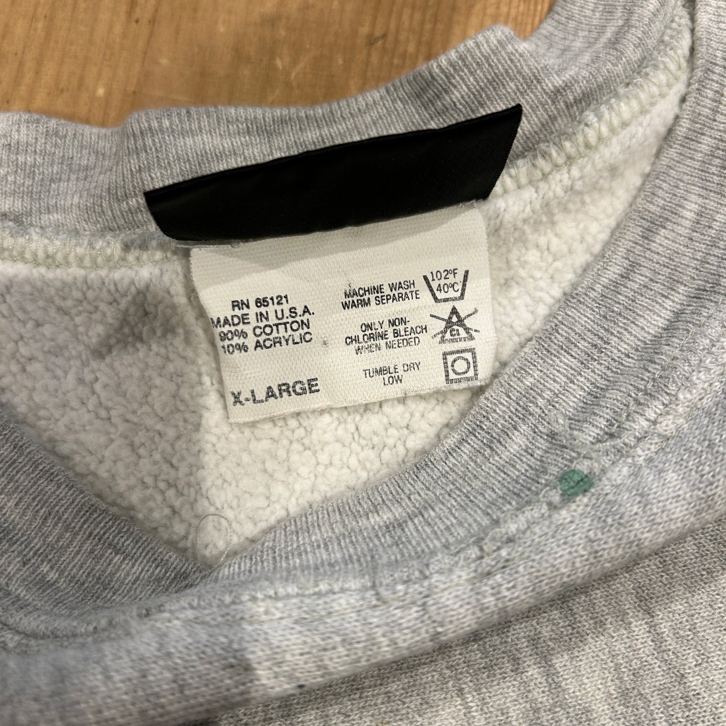 90's CAMBER MICHIGAN STATE カレッジスウェット リバースタイプ グレー(XL)/B2843S-SO