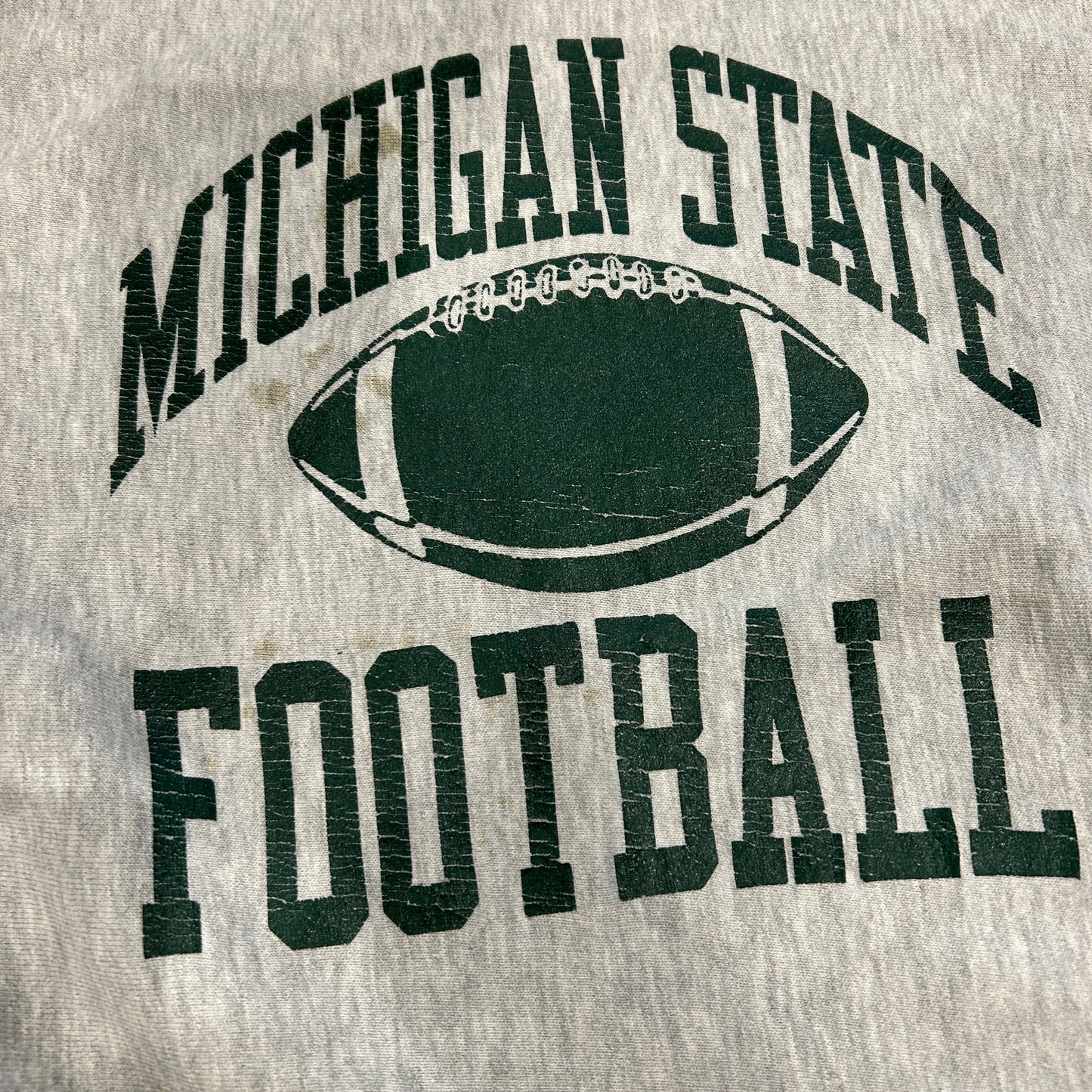 90's CAMBER MICHIGAN STATE カレッジスウェット リバースタイプ グレー(XL)/B2843S-SO