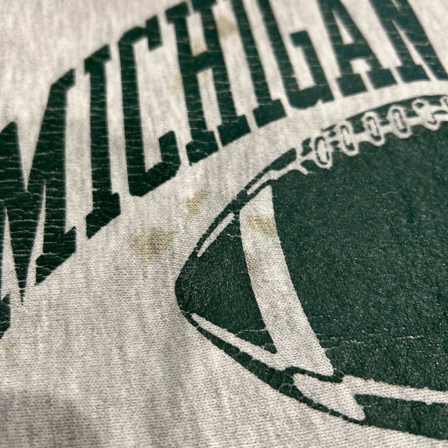 90's CAMBER MICHIGAN STATE カレッジスウェット リバースタイプ グレー(XL)/B2843S-SO