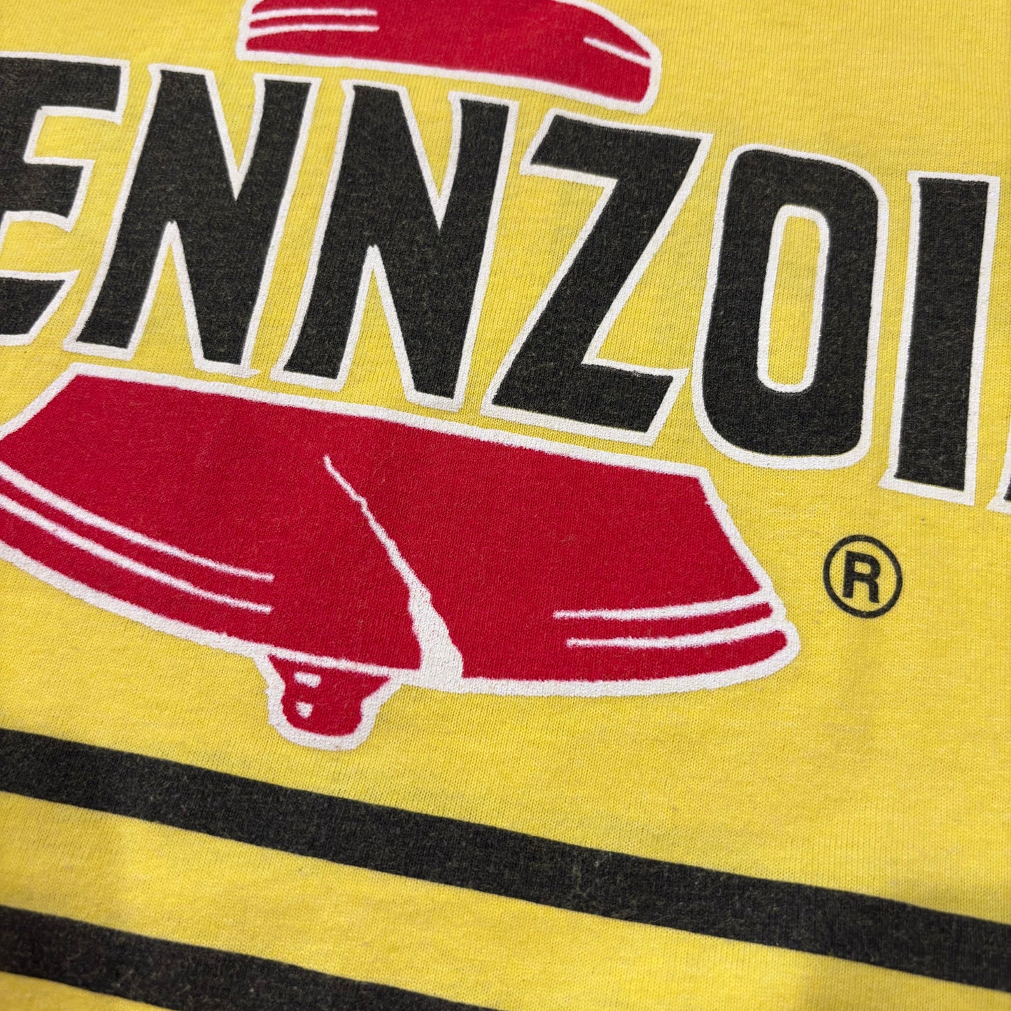 90's PENNZOIL printed T-shirt (XL)/B2072T-SO