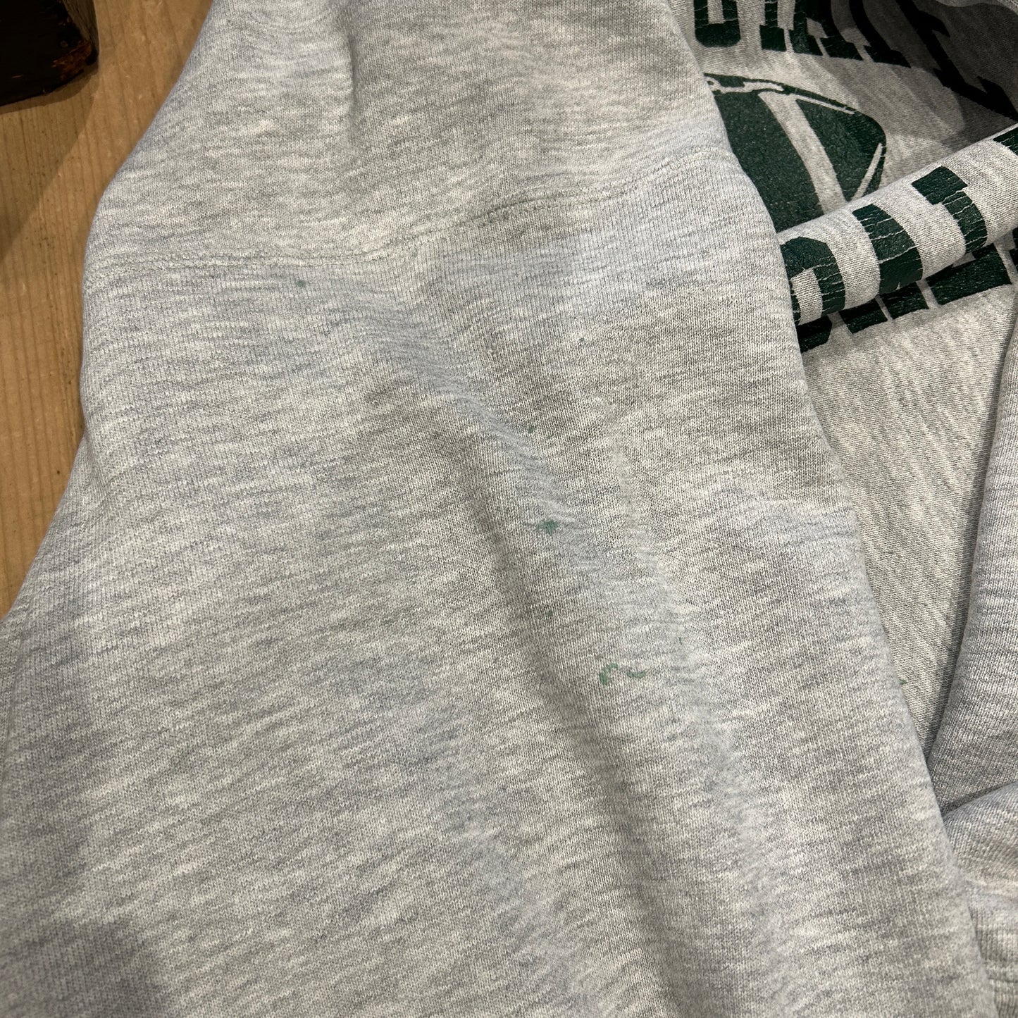 90's CAMBER MICHIGAN STATE カレッジスウェット リバースタイプ グレー(XL)/B2843S-SO