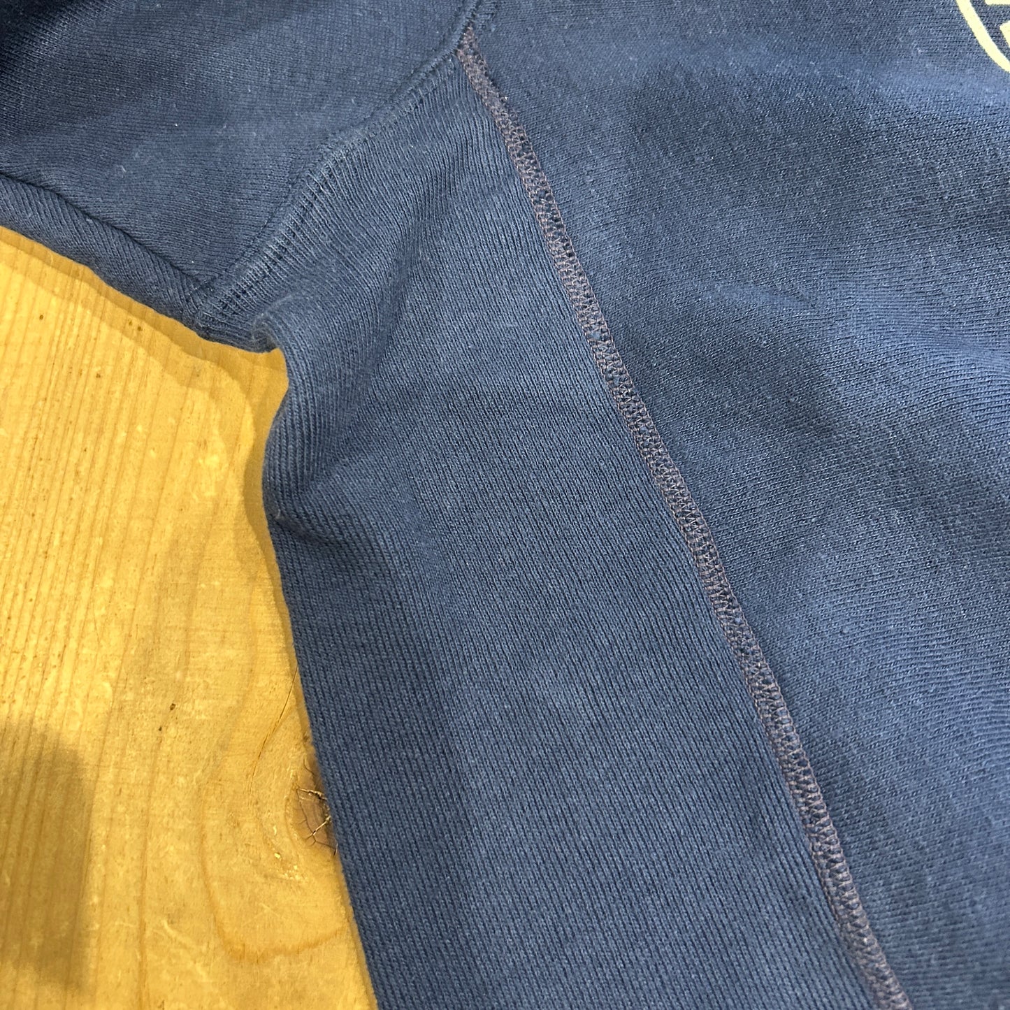 80's MAHARAJAH USA プリントスウェット リバースウィーブタイプ ネイビー(L)/A2247S-SO