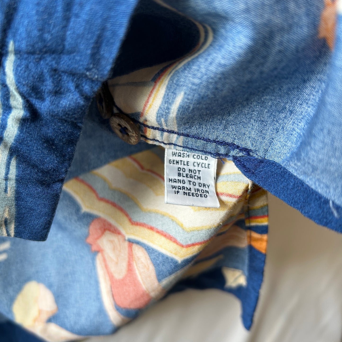 Polo by Ralph Lauren ラルフローレン アロハシャツ 半袖 サーフィン柄 ブルー(L)/C1015SH-SO