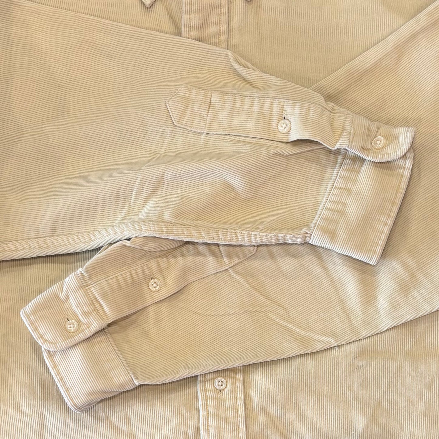 00's Ralph Lauren BLAIRE コーデュロイシャツ クリーム L /B1178SH-SO