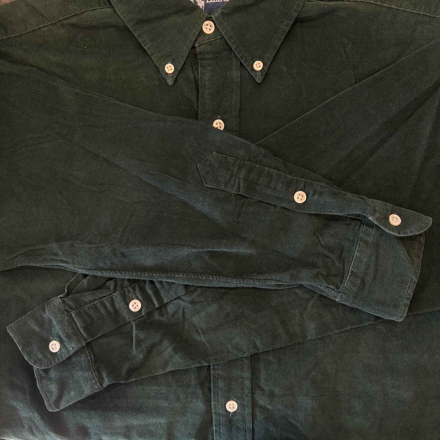 00's Ralph Lauren ラルフ BLAKE コーデュロイシャツ 深緑 S /B0387SH-SO