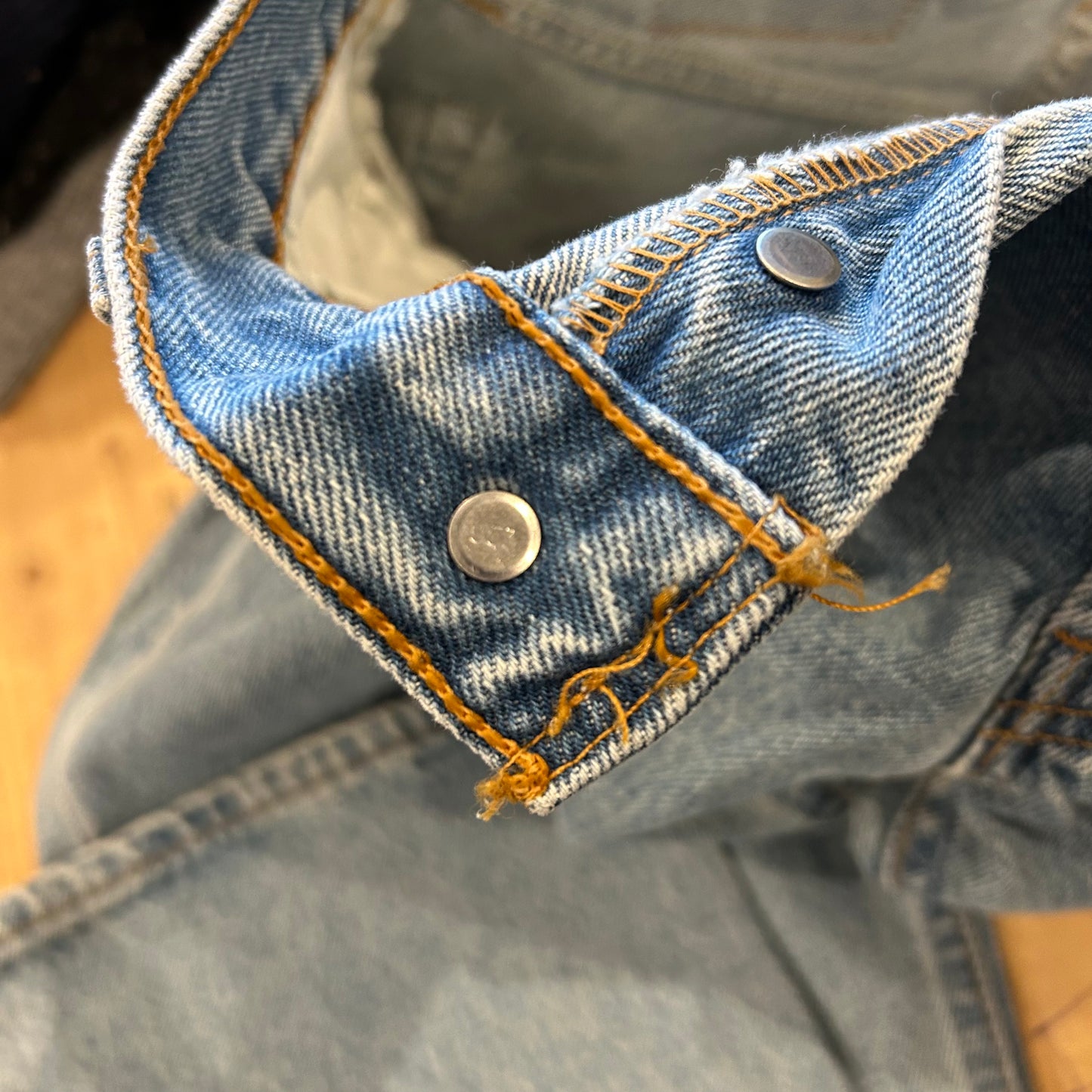 00's Levis 501 水色 DEAD STOCK (31 30)/A0375P-SO