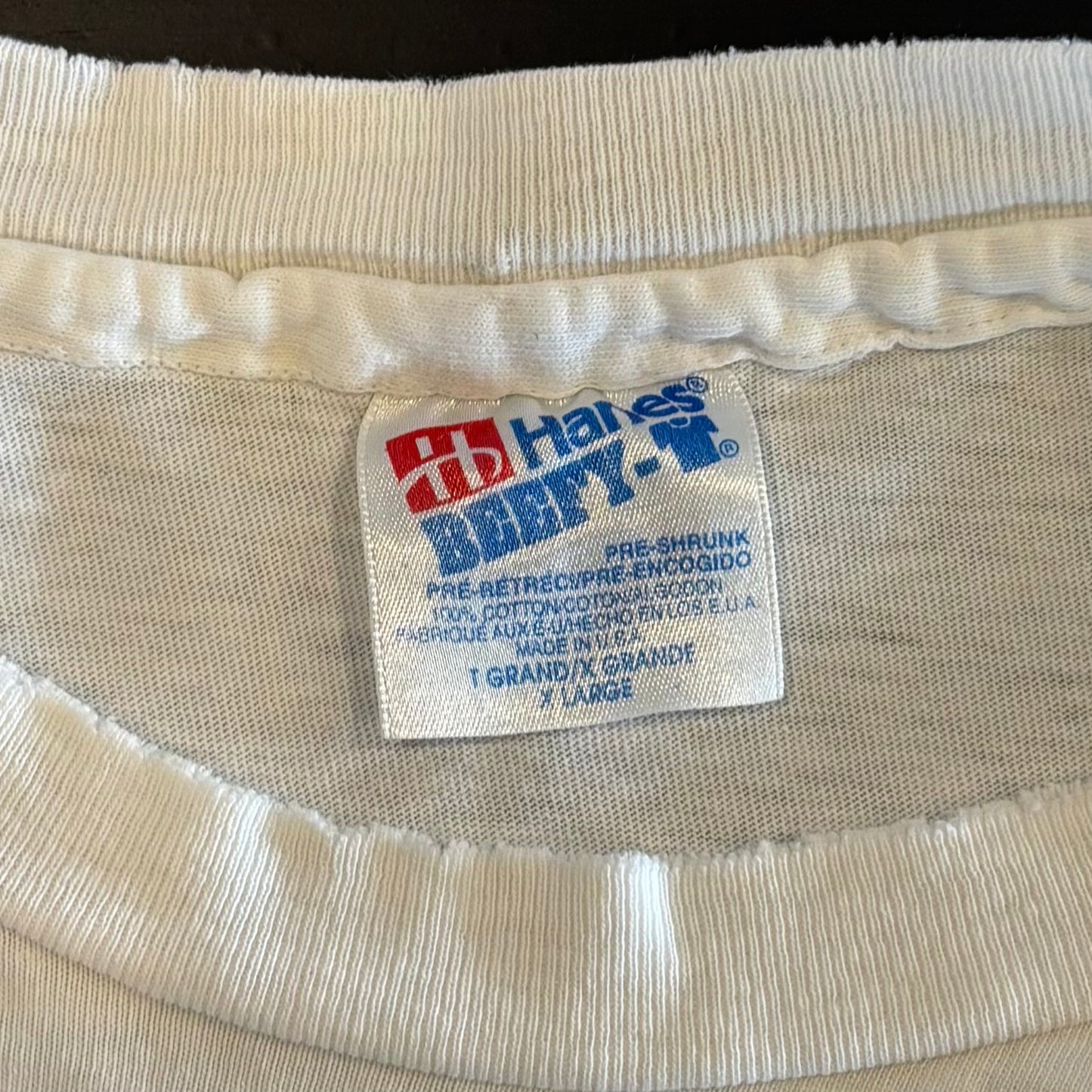 90's Hanes フォルクスワーゲン ビートル ROCKY MOUNTAIN MOTORWORKS T-shirt 白 (XL)/A6420T-SO