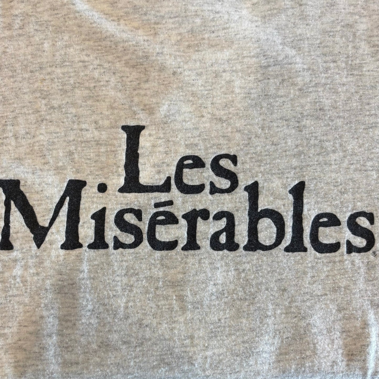 80's DELTA Les Miserables レ・ミゼラブル コゼット ムービー Tシャツ 白 (M)/B2020T-SO