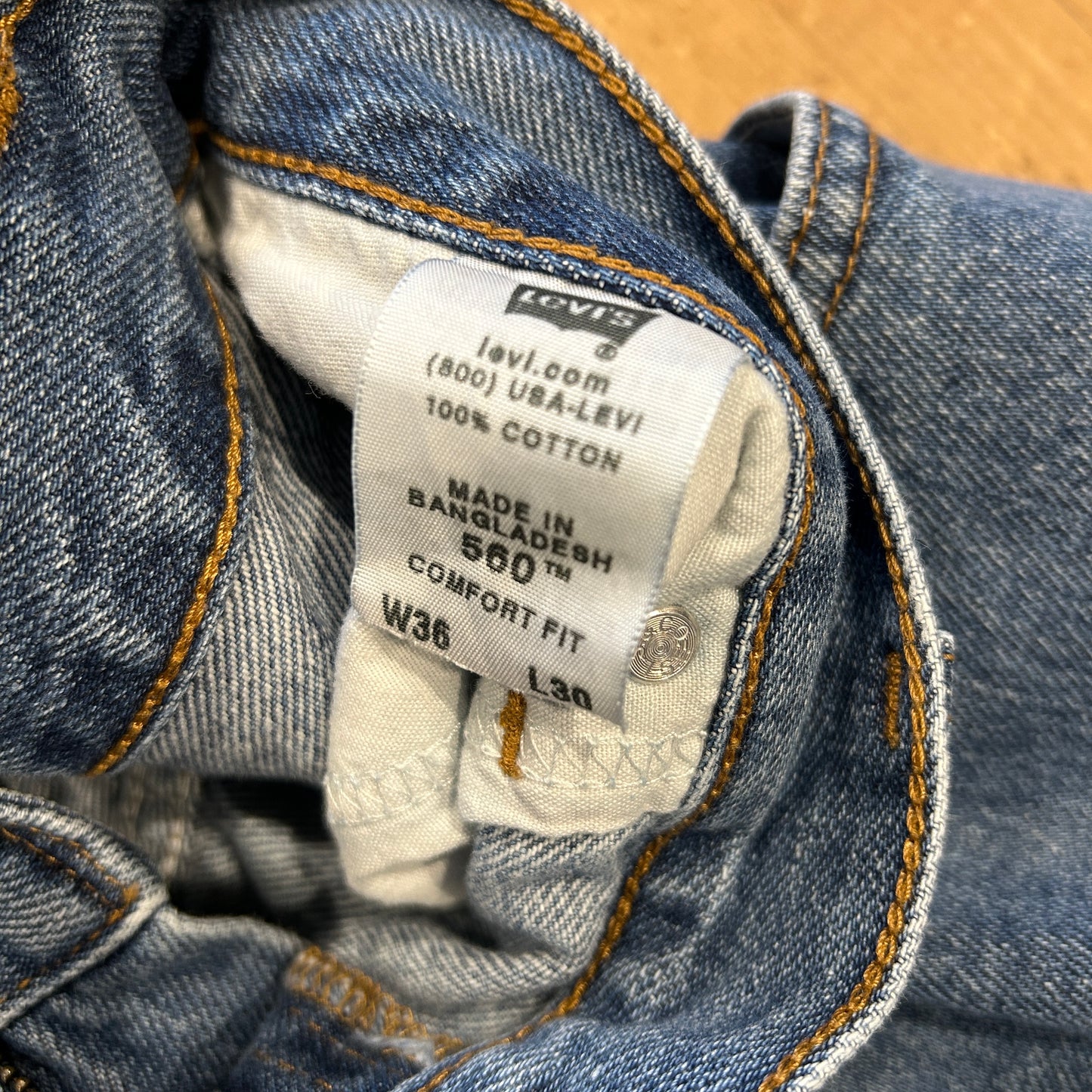 00's Levi's リーバイス 560 COMFORT FIT デニムパンツ(36×30)/B0810P-SO