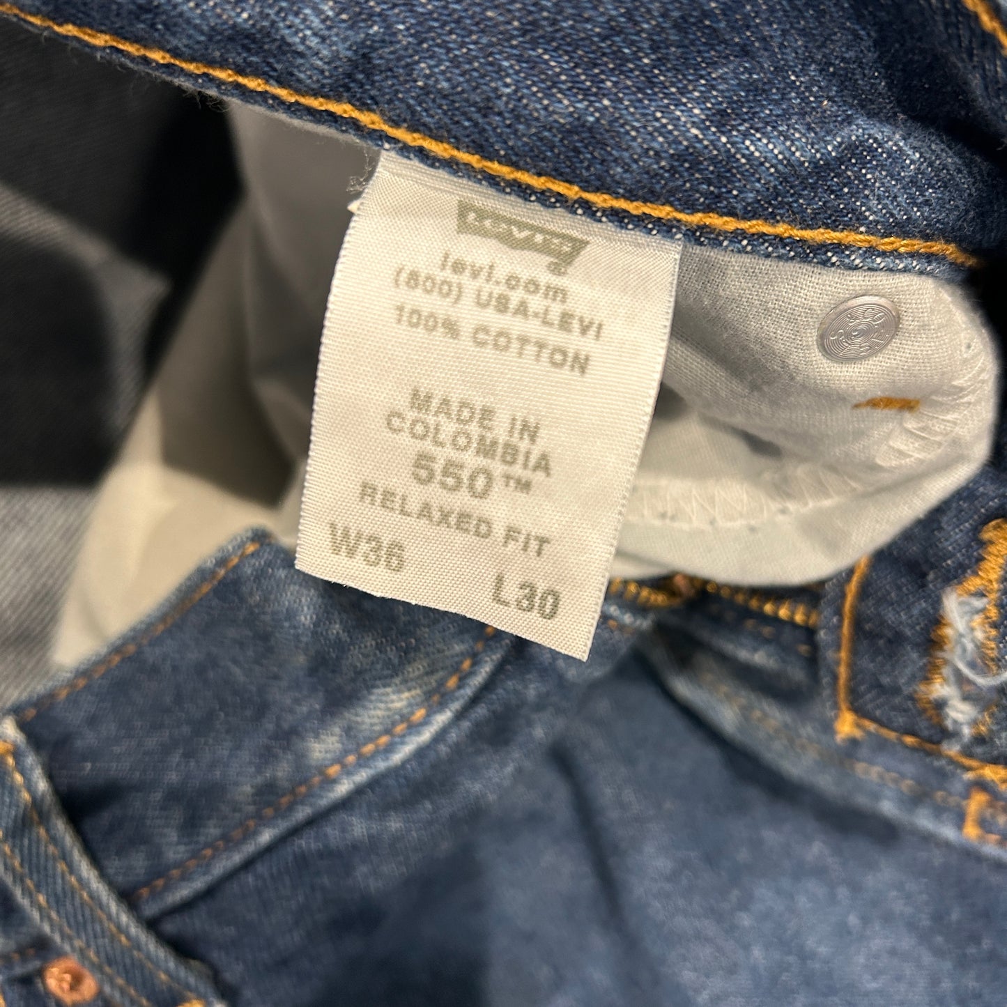 00's Levi's リーバイス 550 Relax Fit デニムパンツ(36×30)/B0822P-SO