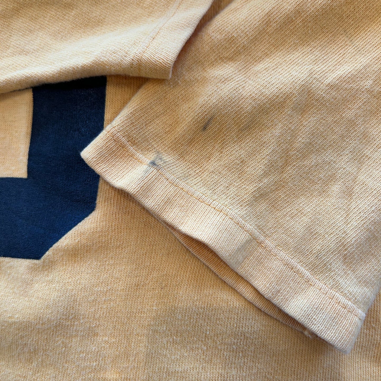 60's Wilson フットボールTシャツ ナンバリング 黄色/A4052T-SO