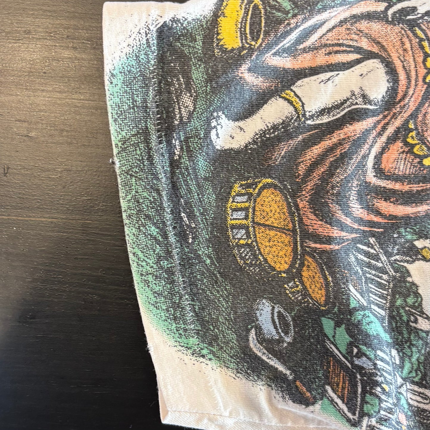 90's FRUIT OF THE ROOM 16世紀 世界地図 Tシャツ 白 (XL)/B2075T-SO