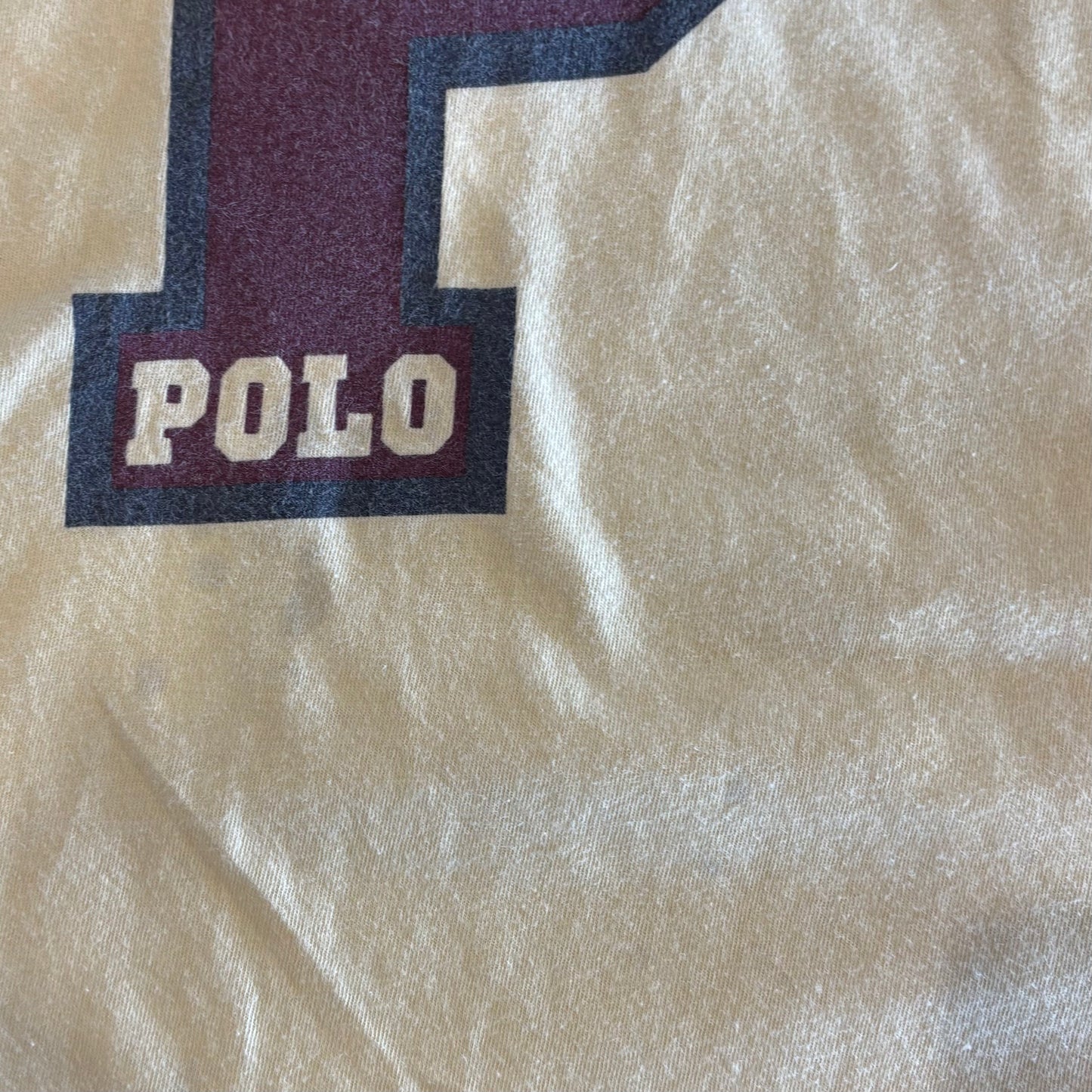 00's POLO by Ralph Lauren コットンTシャツ オフホワイト (L)/A6383T-SO