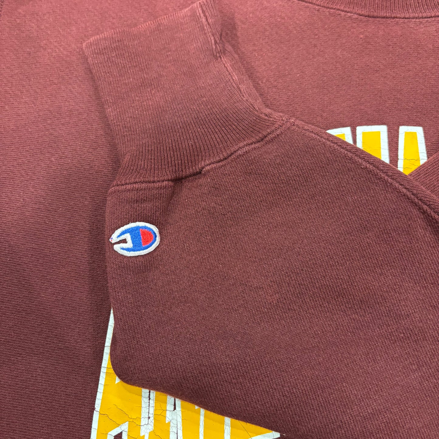 90's Campion リバースウィーブ REVERSE WEAVE ARIZONA STATE ワインレッド XL /A7664S-SO