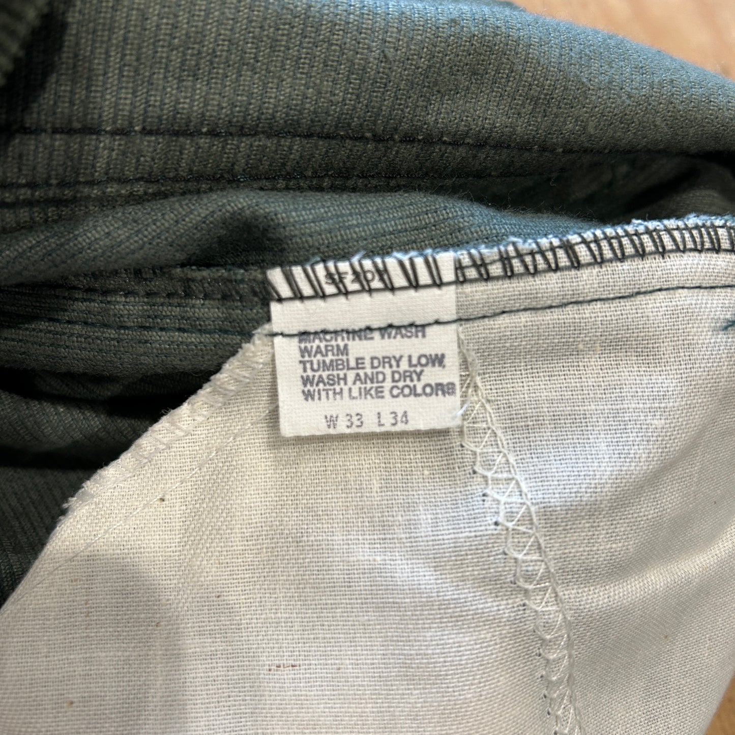 80's Levi's 519-1532 コーデュロイパンツ グリーン(33×34)/A0385P-SO