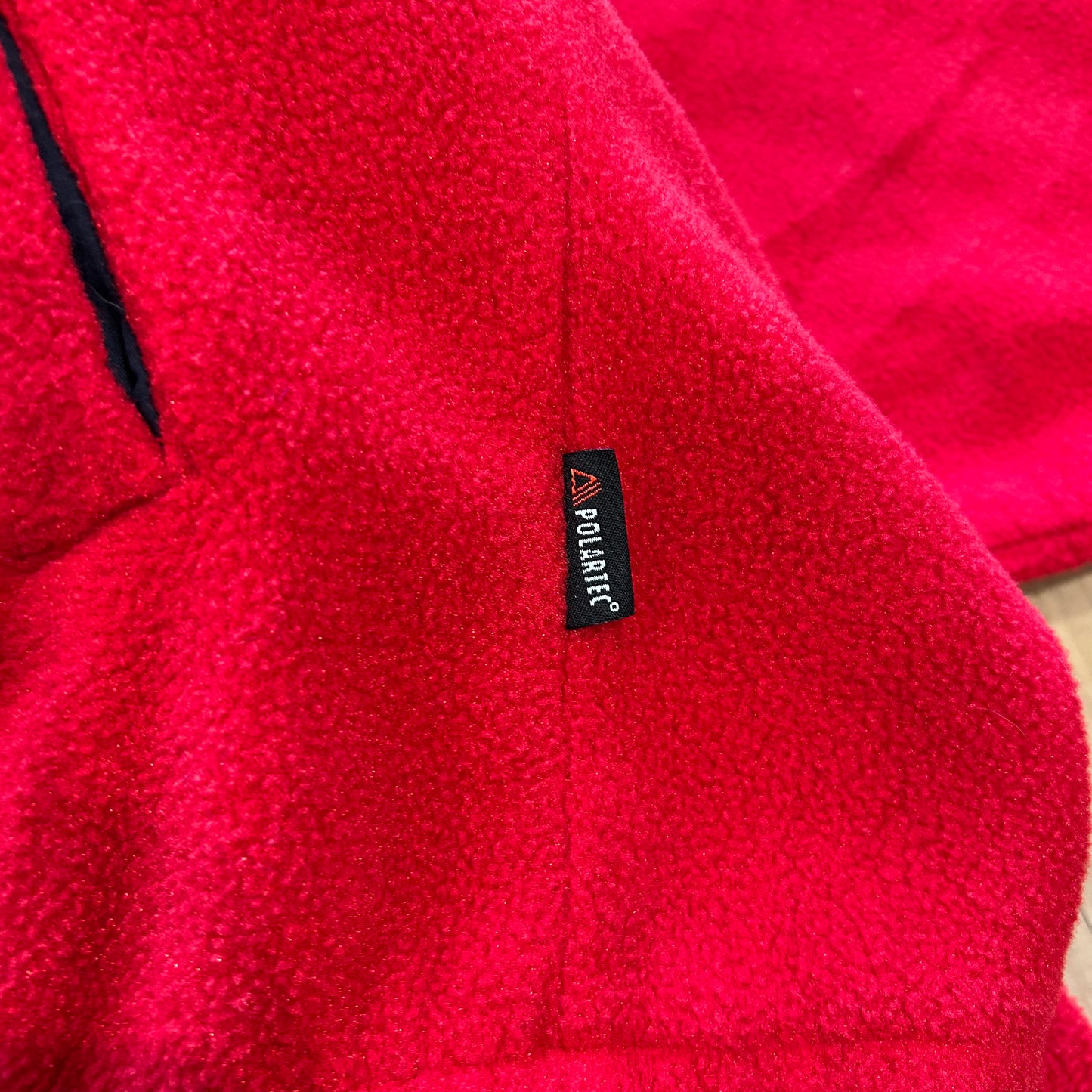 90's Polo Ralph Lauren ラルフローレン POLARTECフリーススウィングトップ 赤(M)/A5981O-SO