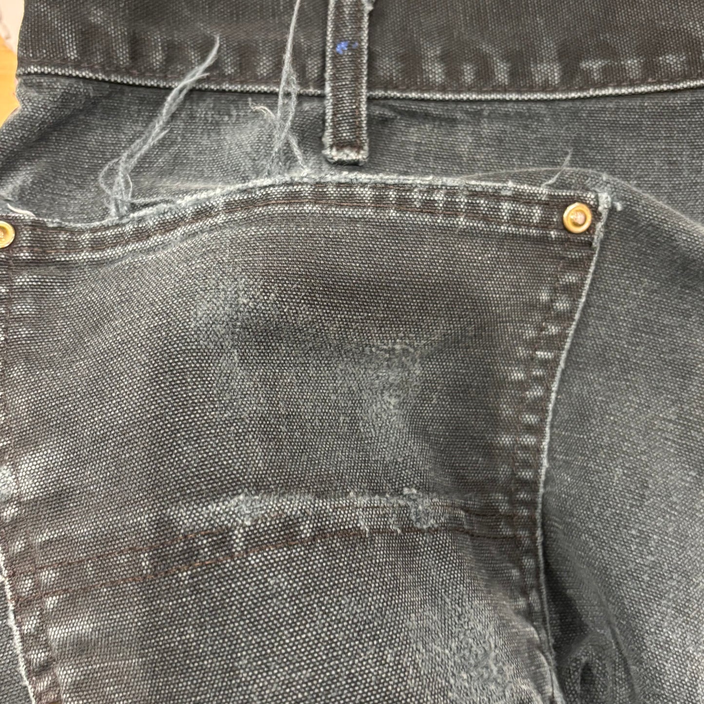 90's Carhartt カーハート ダブルニー ブラック (36×30)/A8363P-SO