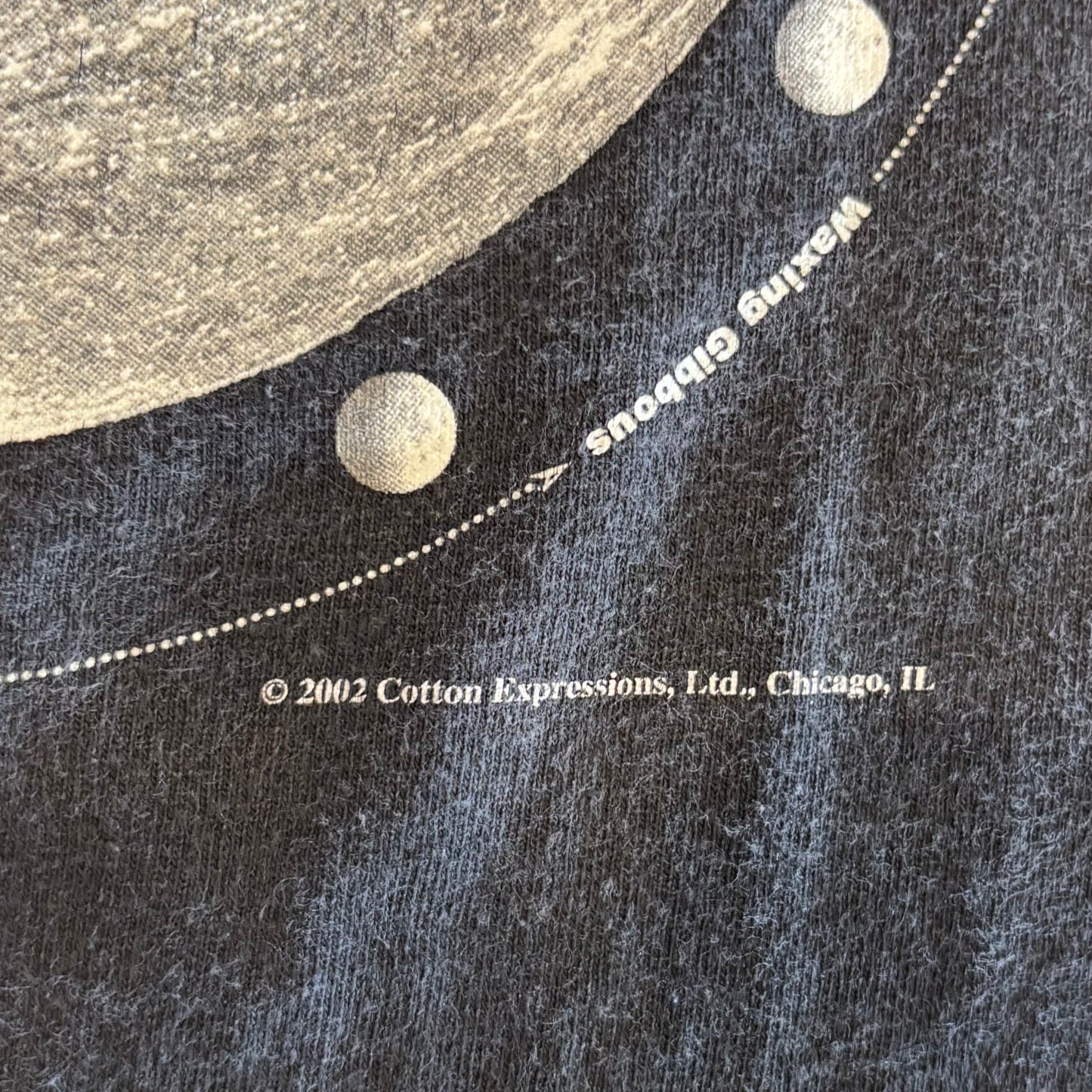 00's NRAO Green Bank,WV MOON PHASED Tシャツ 黒 (XL)/B2138T-SO
