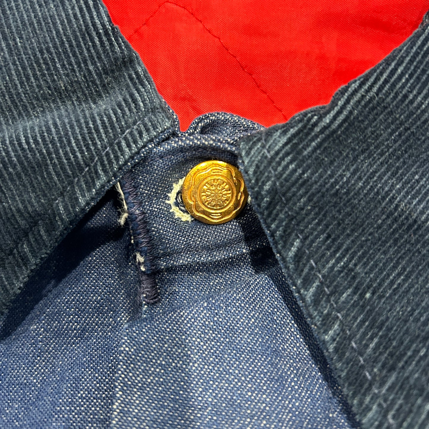 70's BLUE BELL バットダイデニムカバーオール WRANGLER 濃紺(46)/A1797O-SO