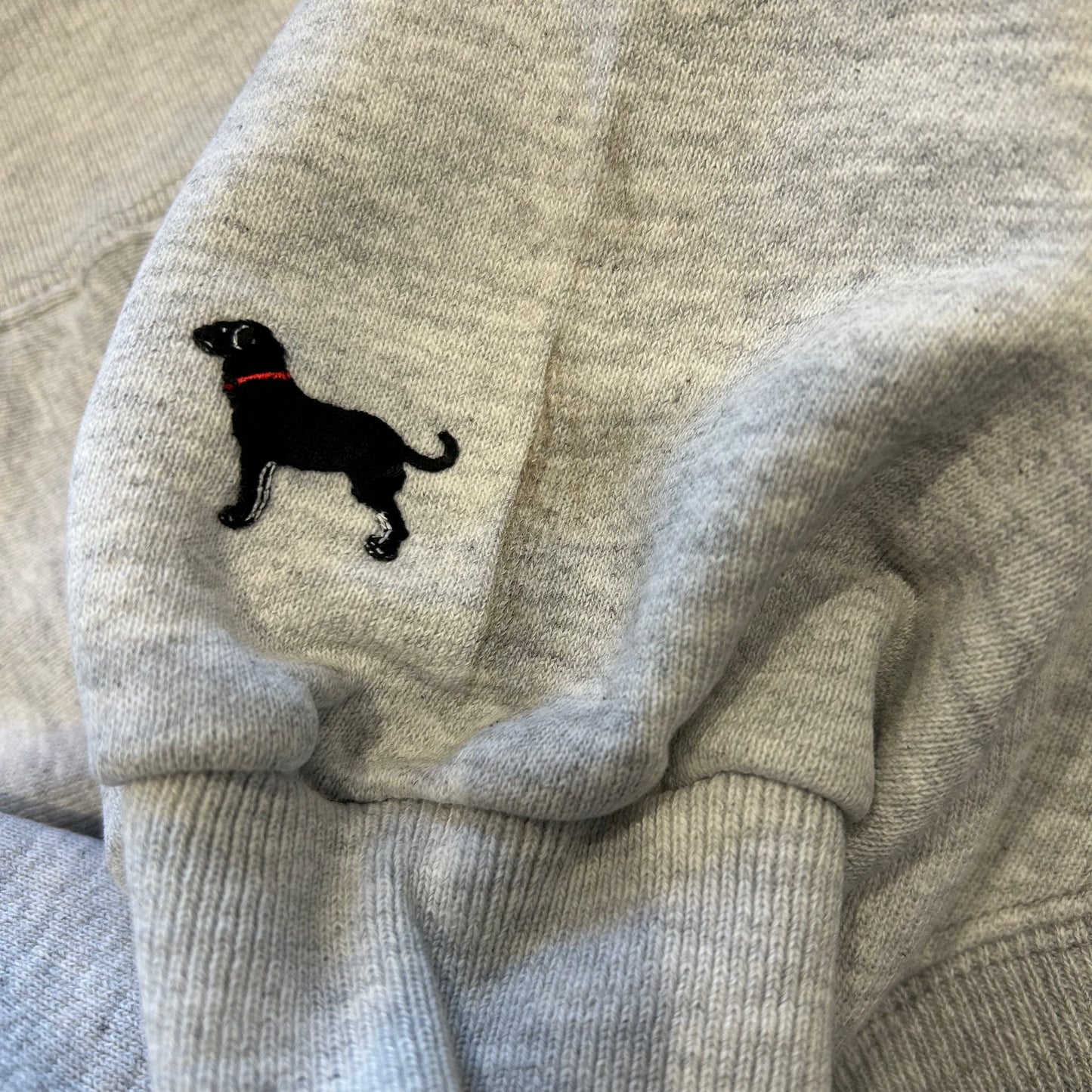 90's Kellsport The Black Dog プリントスウェット リバースウィーブタイプ グレー(L)/B0258