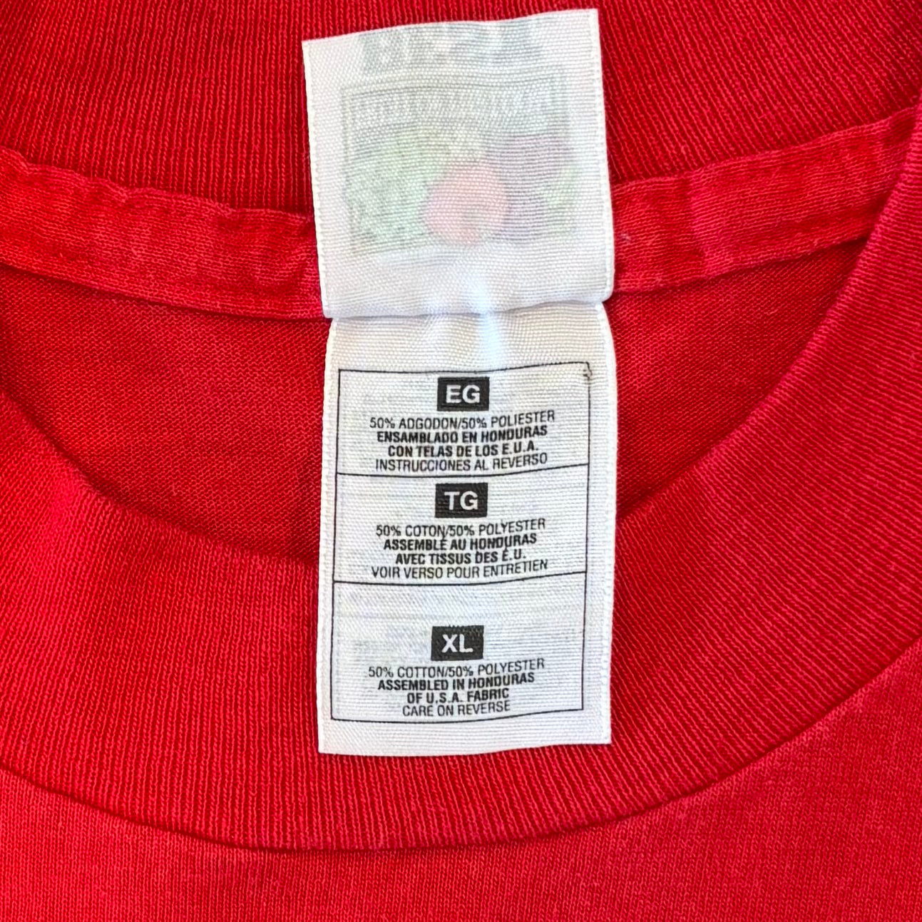 90's FRUIT OF THE LOOM Dairy Queen ロゴT 企業T 赤 (XL)/A6399T-SO